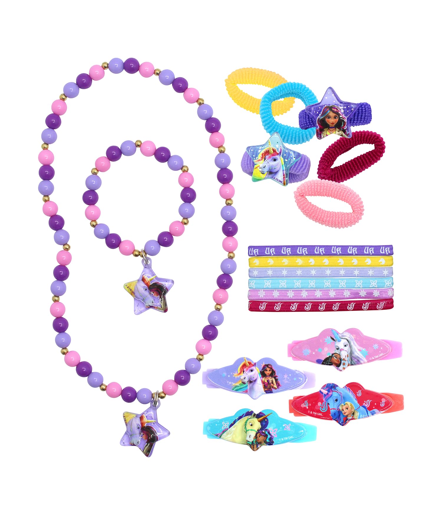 Unicorn Academy Accessoireset 18tlg Schmuck Haarschmuck Kinder