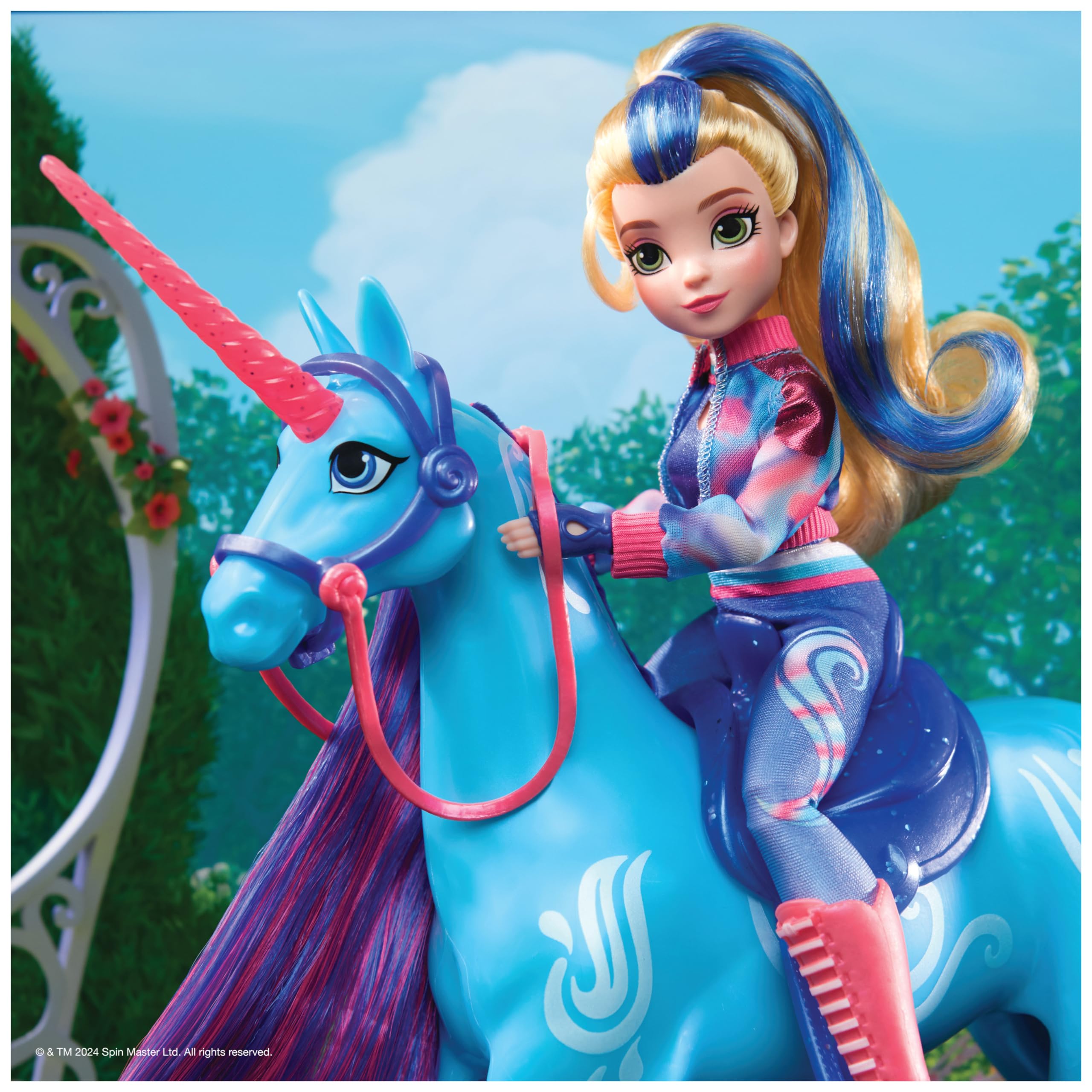 Unicorn Academy Isabel Ankleidepuppe 24 cm Puppe mit Bürste