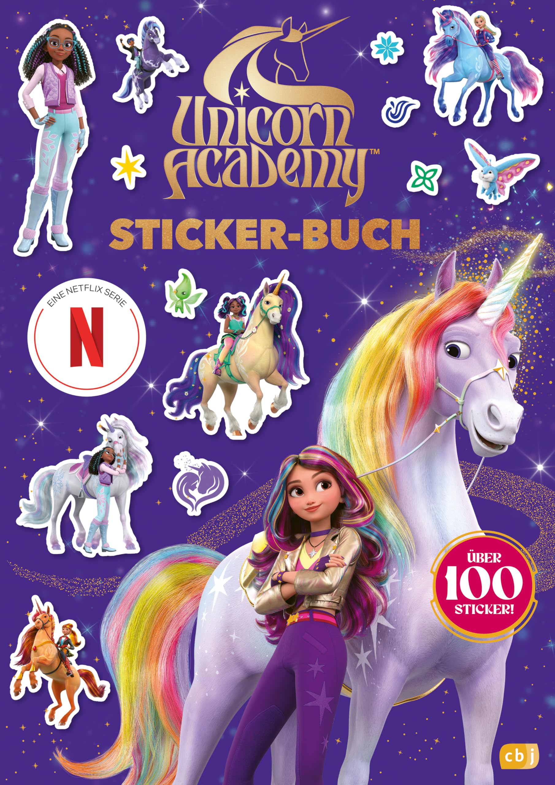 Unicorn Academy Stickerbuch Band 2 Rätselbuch 100 Sticker ab 5