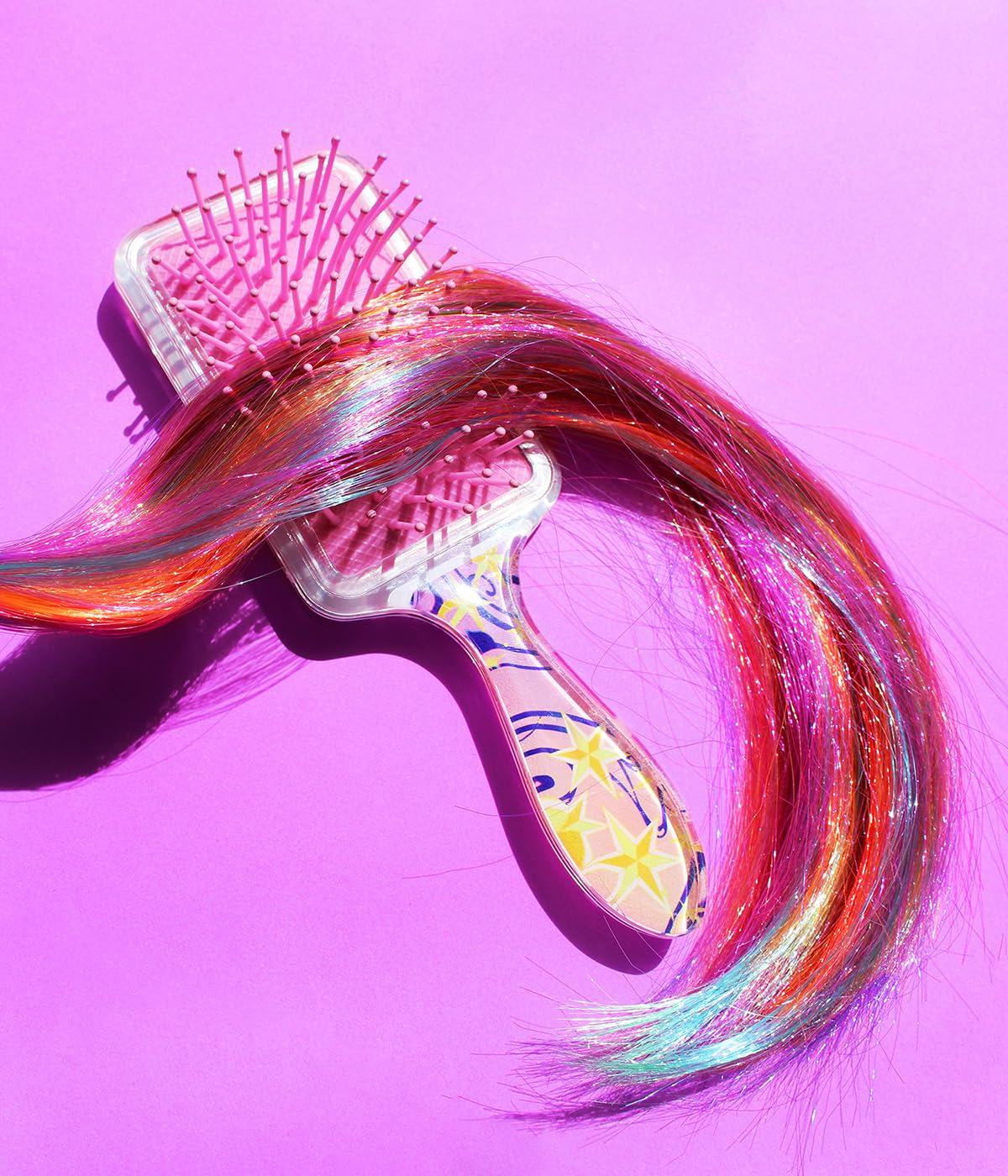 Unicorn Academy Haarbürste Glitzer 1 Stück Zufallsdesign