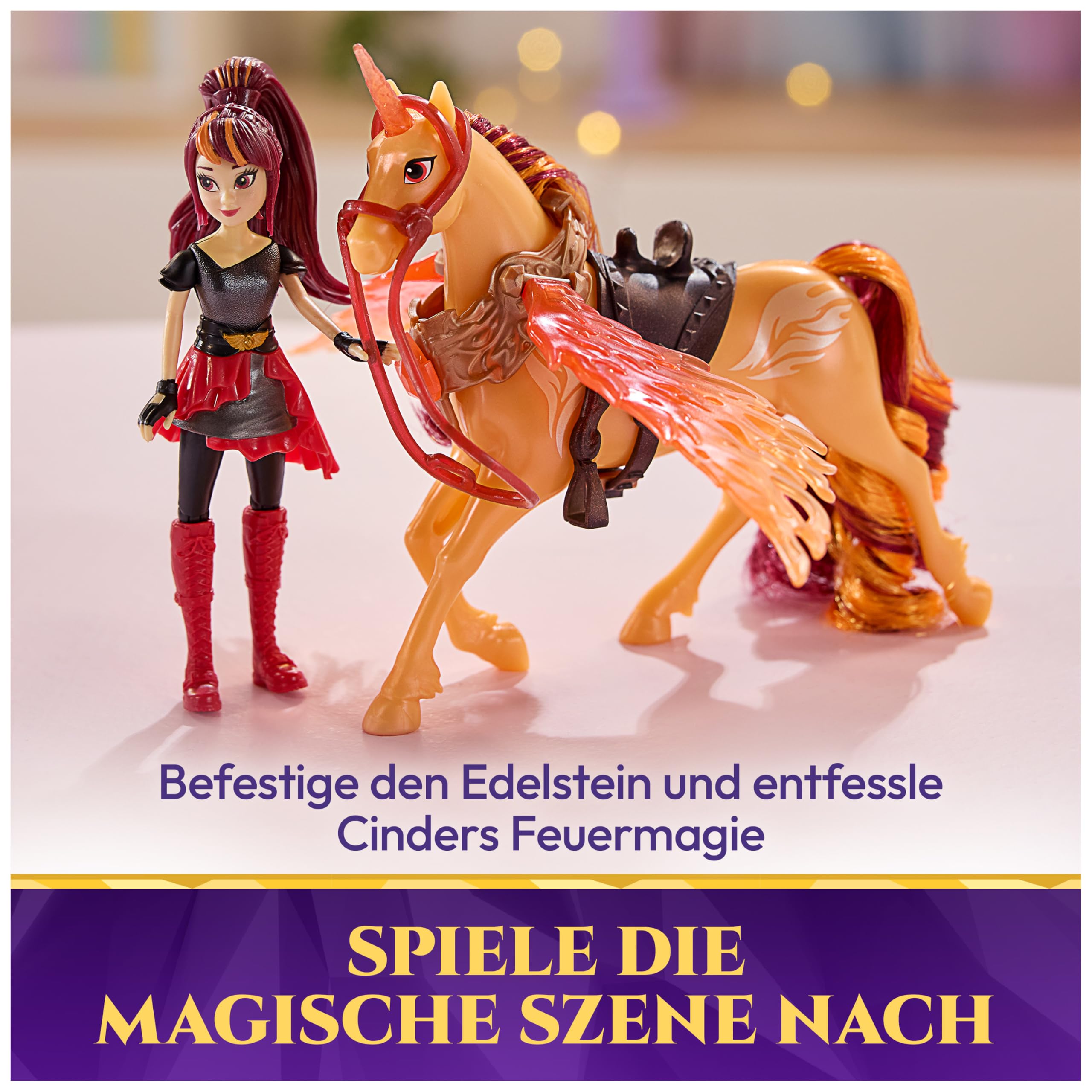Unicorn Academy Wing Magic Valentina Cinder Puppen-Set ab 4