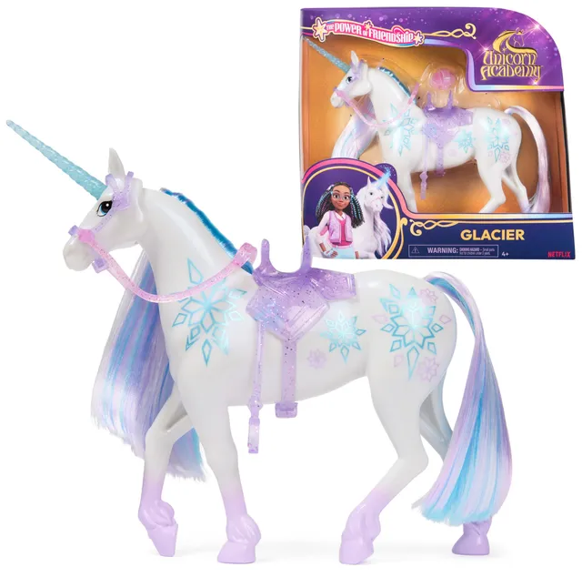 Unicorn Academy Glacier Einhorn 28cm mit Mähne Laylas Pferd