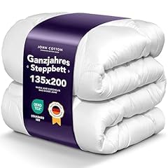 John Cotton Bettdecken Medium Bettdecke 135x200 Ganzjahresdecke Allergiker