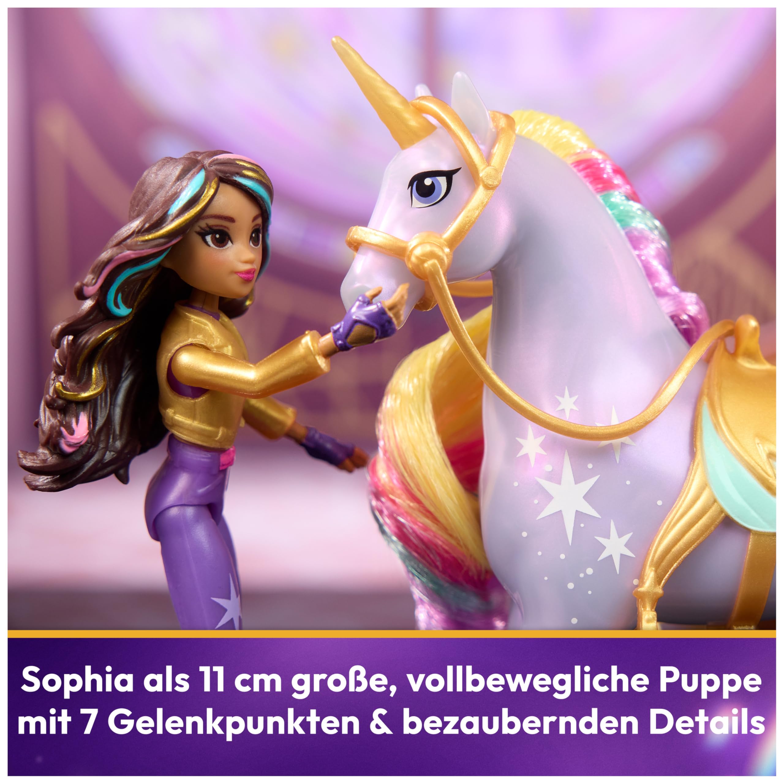 Unicorn Academy Sophia Wildstar Set 12cm Puppe Einhorn