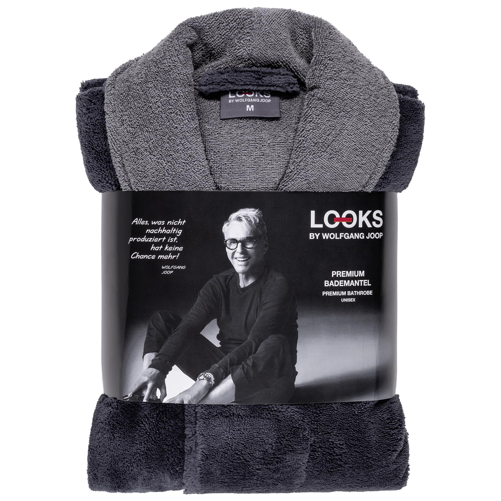 LOOKS by Wolfgang Joop Bademantel Damen Frottee Beere M