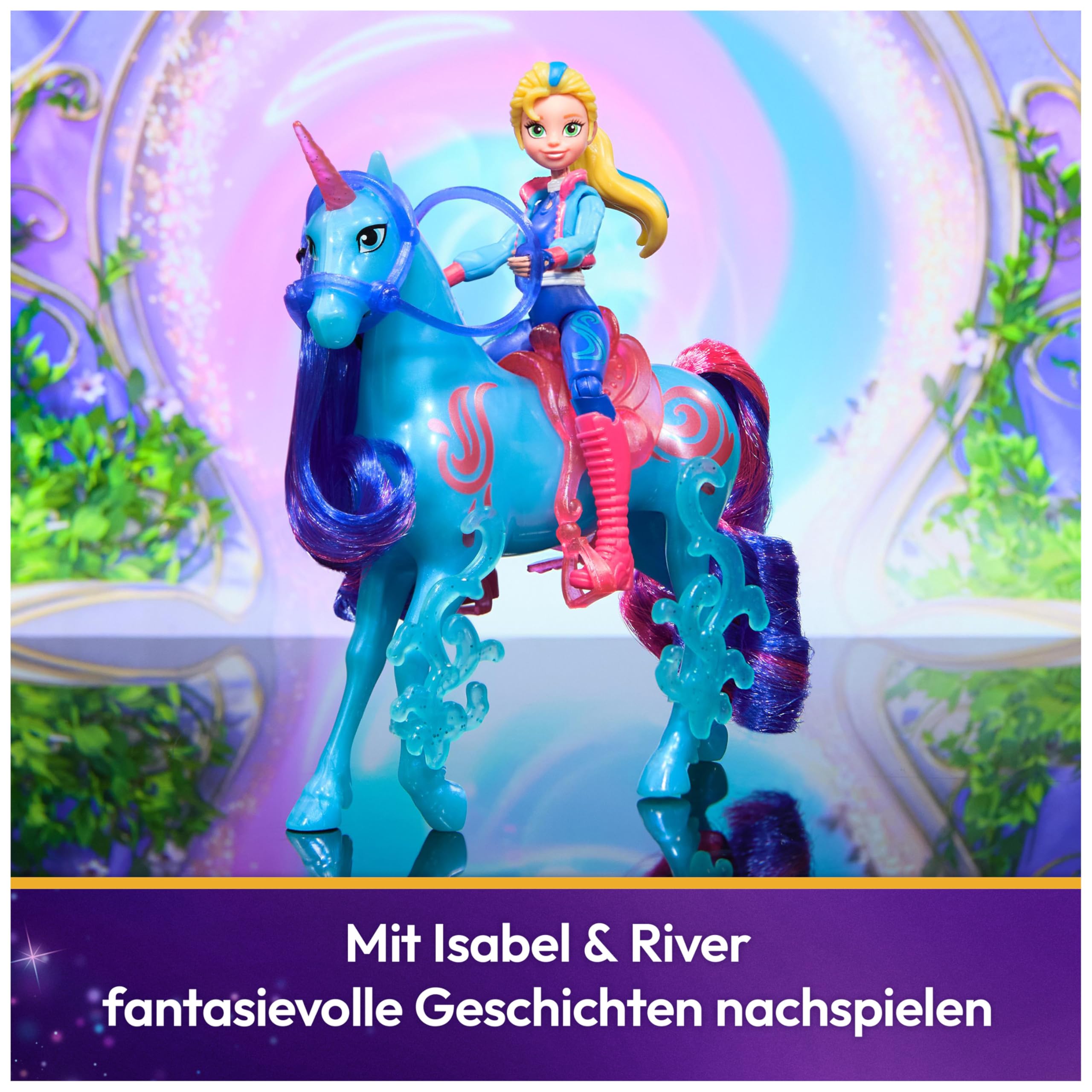 Unicorn Academy Isabel & River Puppe mit Einhorn 12 cm