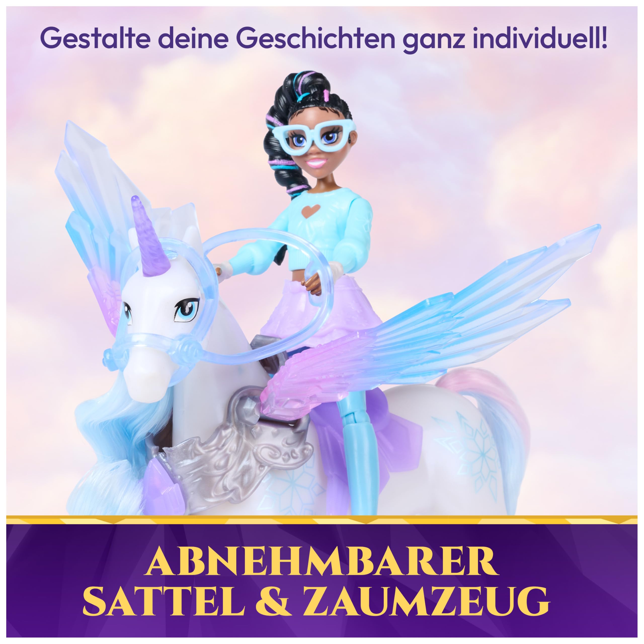 Unicorn Academy Wing Magic Layla Glacier Puppen-Set