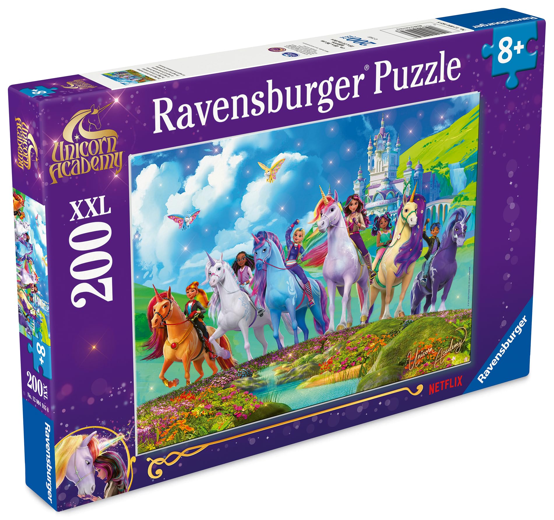 Unicorn Academy Magie Kinderpuzzle 200 XXL Teile ab 8 Jahren