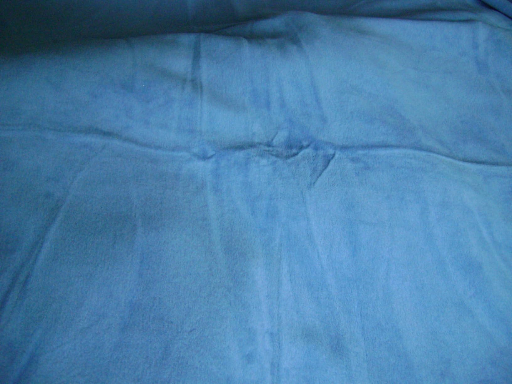 bugatti Kuscheldecke 150x200 Baumwollmix blau einfarbig warm
