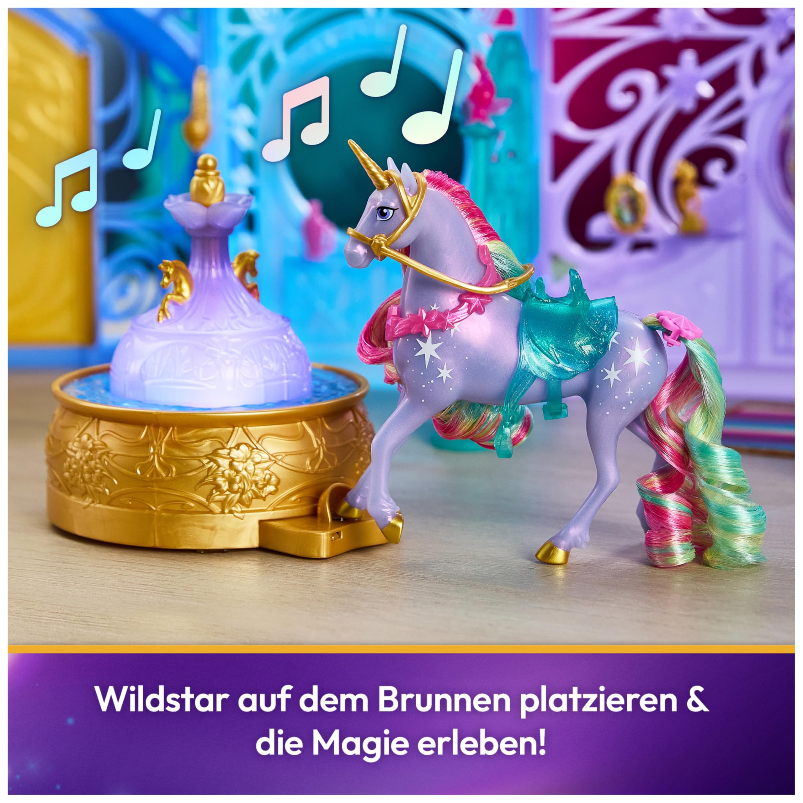 Unicorn Academy Stall Spielset 90 cm mit Wildstar