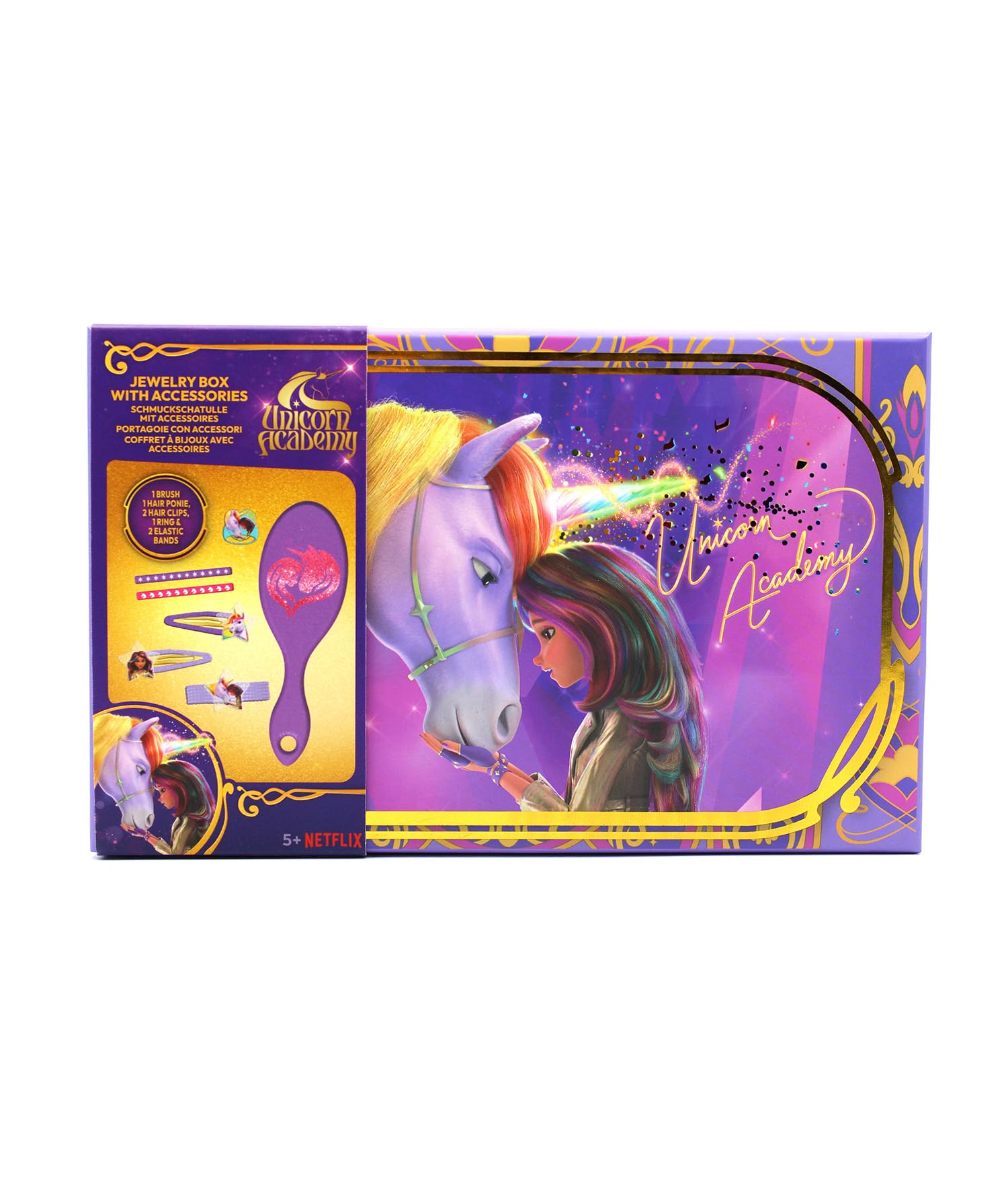 Unicorn Academy Schmuckschatulle Kinder 7 Accessoires Einhorn