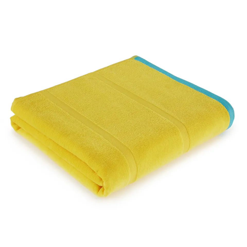 IBENA s.Oliver Strandtuch 90x180 Badetuch gelb hellblau
