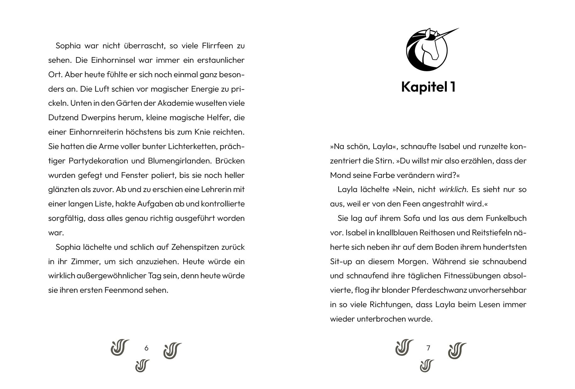 Unicorn Academy Unter dem Feenmond Band 2 Buch ab 8