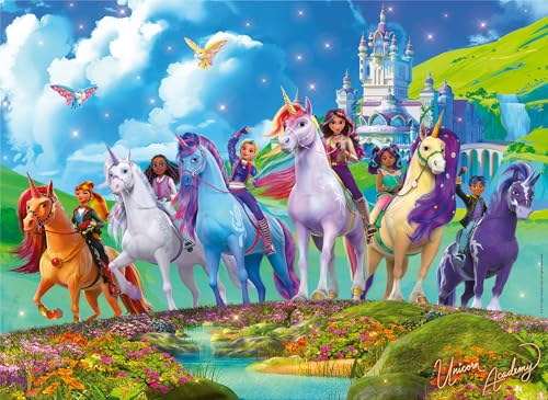 Unicorn Academy Magie Kinderpuzzle 200 XXL Teile ab 8 Jahren