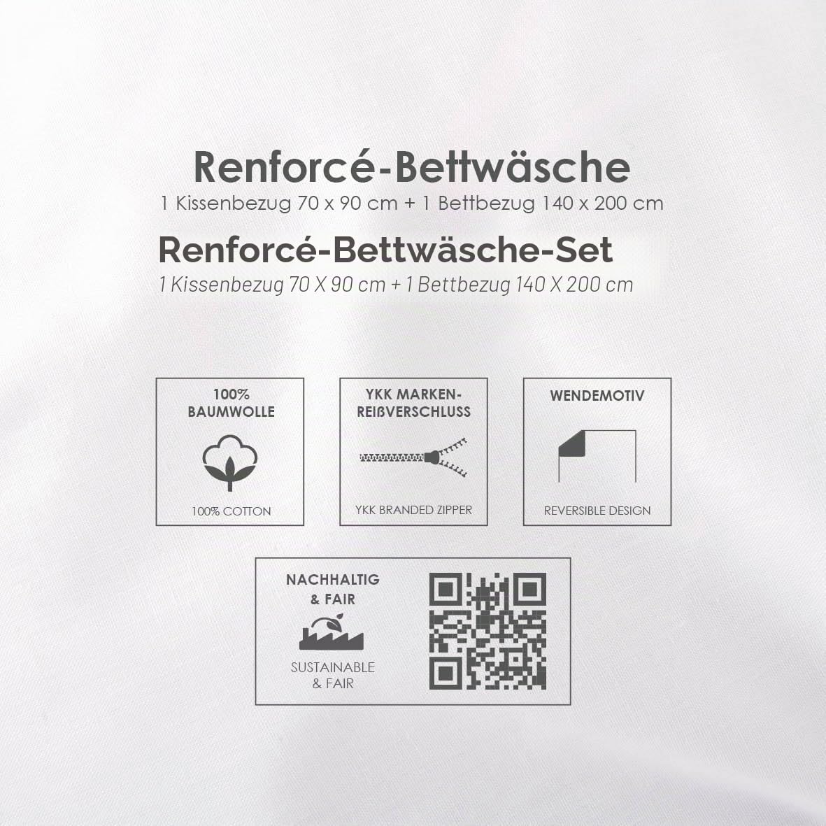 Unicorn Academy Bettwäsche 140x200 Baumwolle Wendemotiv
