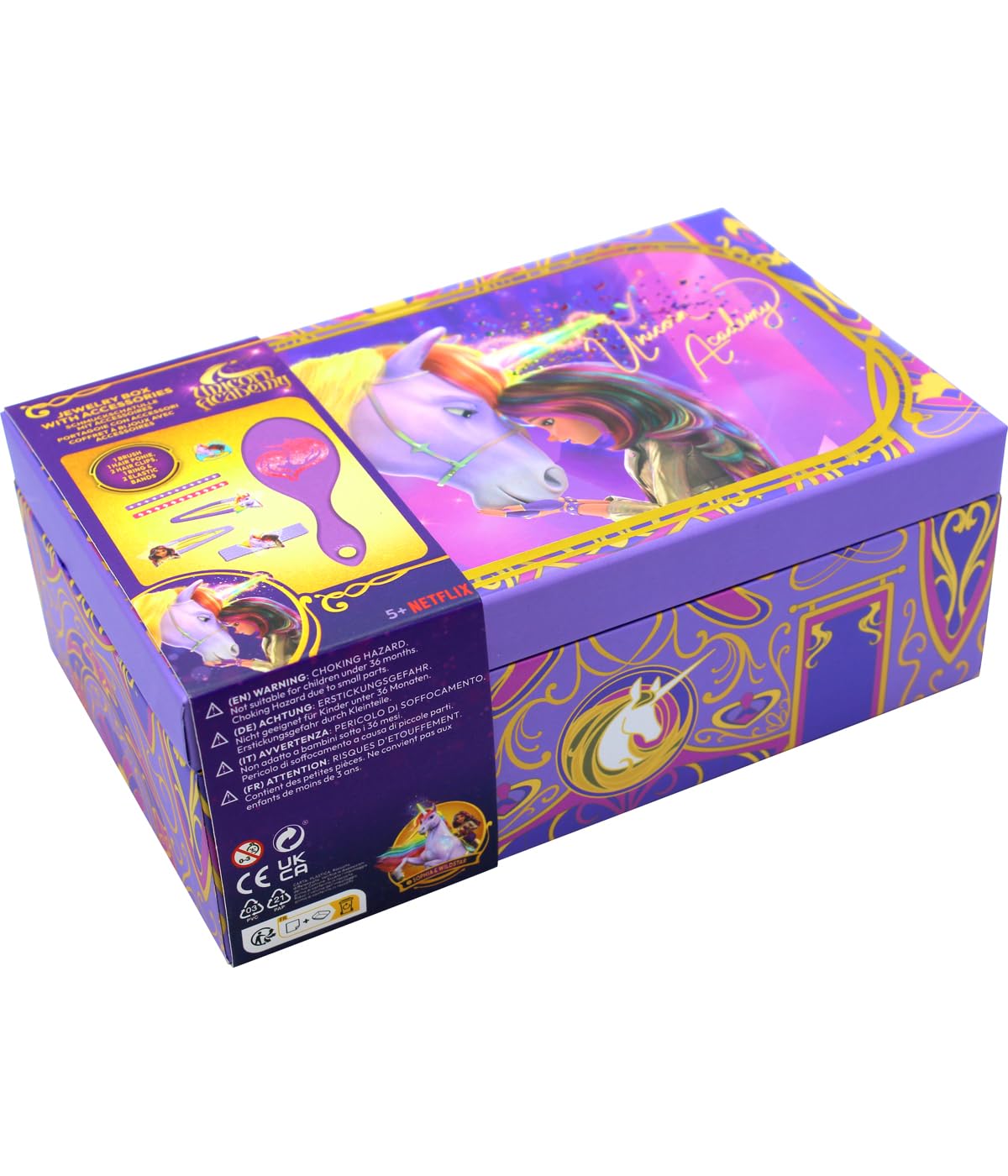 Unicorn Academy Schmuckschatulle Kinder 7 Accessoires Einhorn