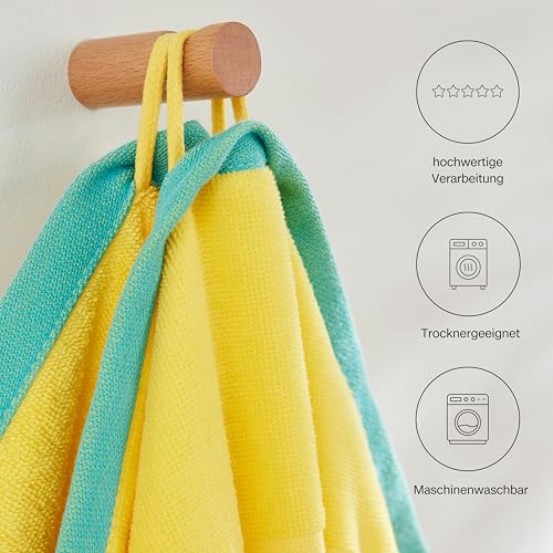 IBENA s.Oliver Strandtuch 90x180 Badetuch gelb hellblau