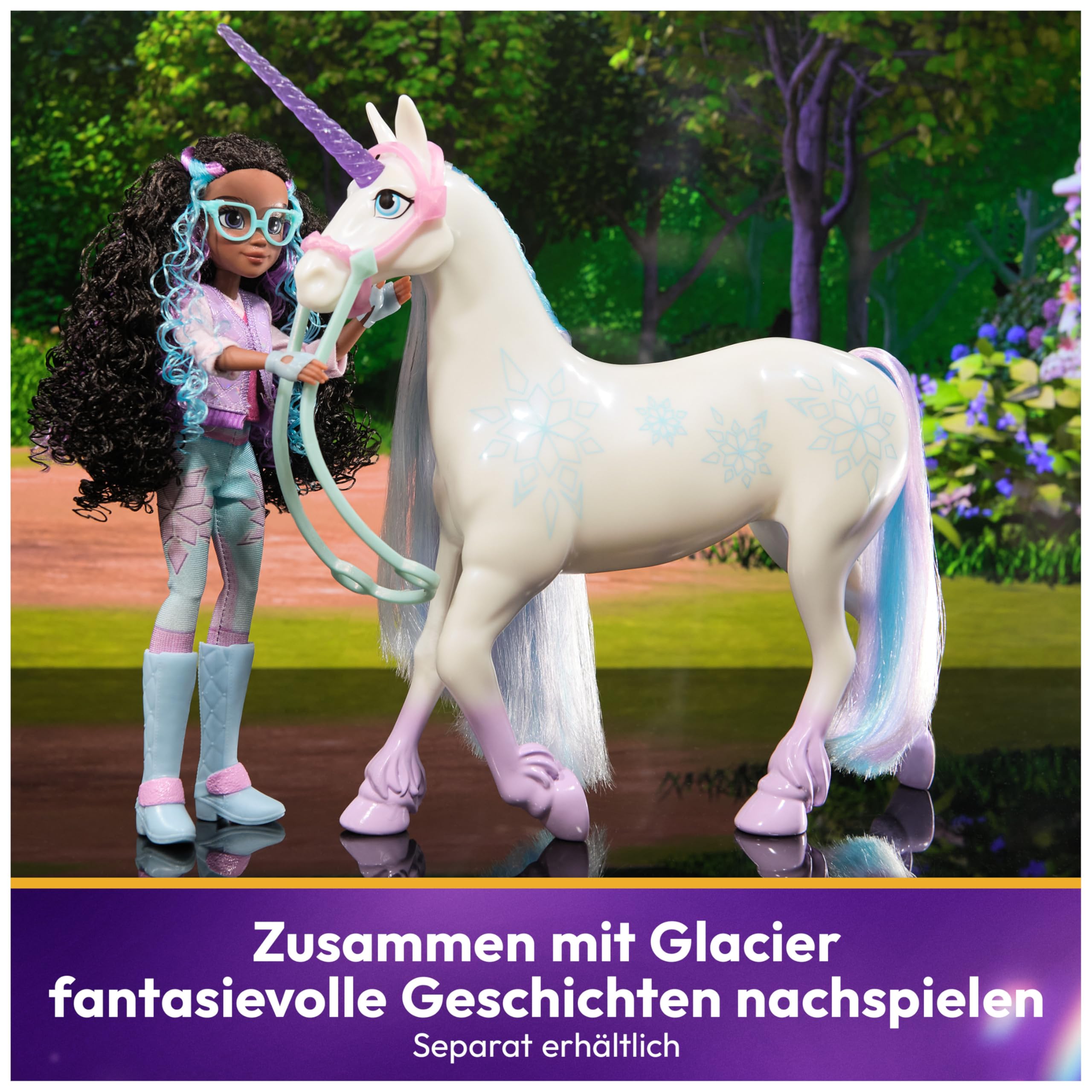 Unicorn Academy Layla Ankleidepuppe 24 cm mit 5 Accessoires