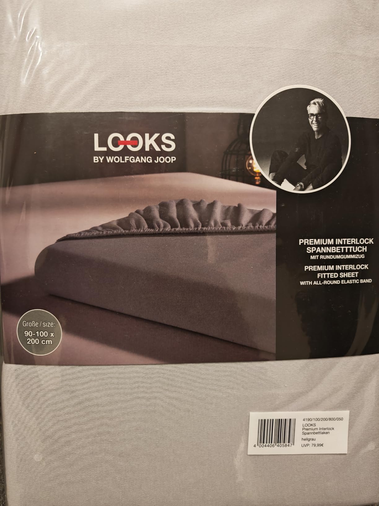 LOOKS by Wolfgang Joop Spannbettlaken Weiß 140x200-160x200