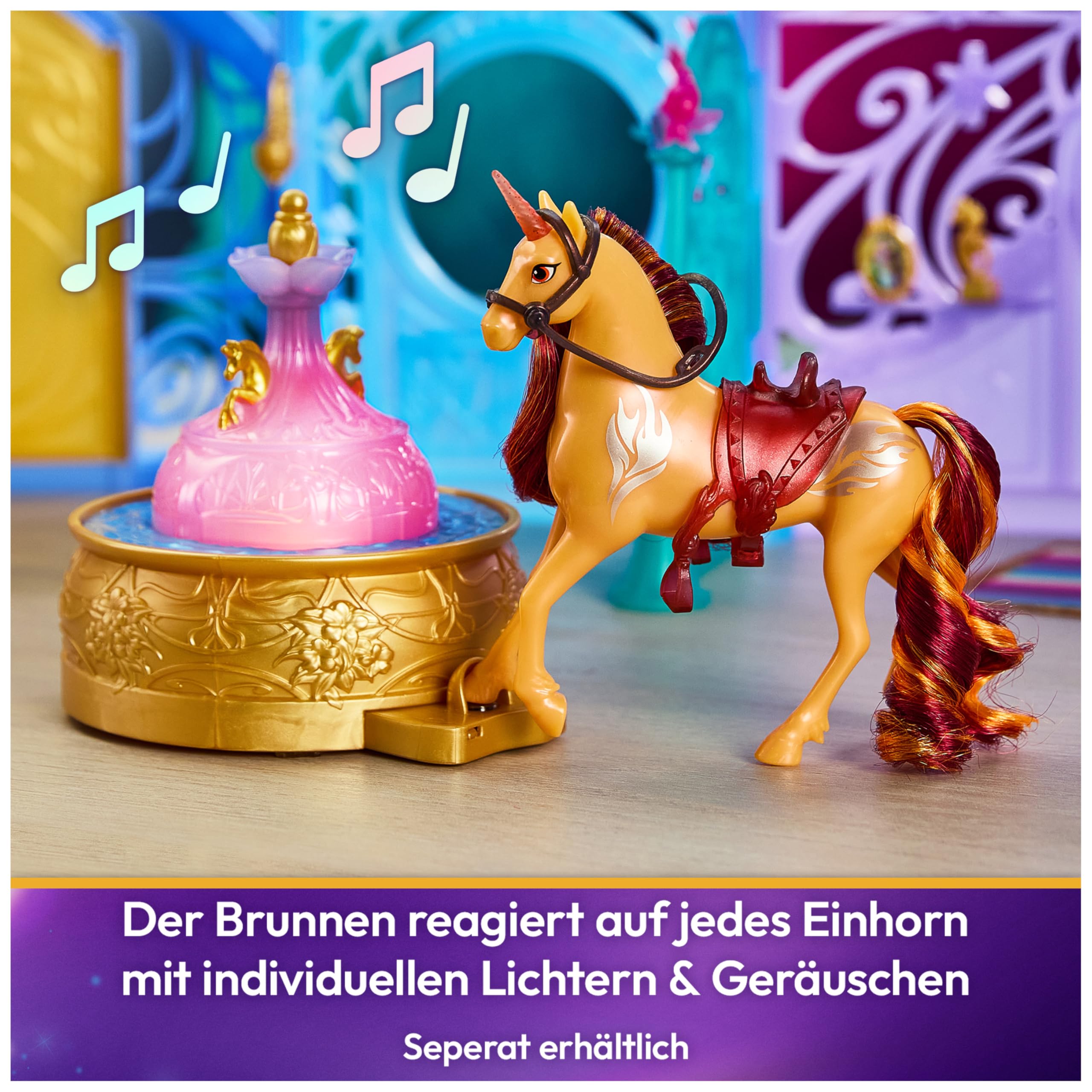 Unicorn Academy Stall Spielset 90 cm mit Wildstar