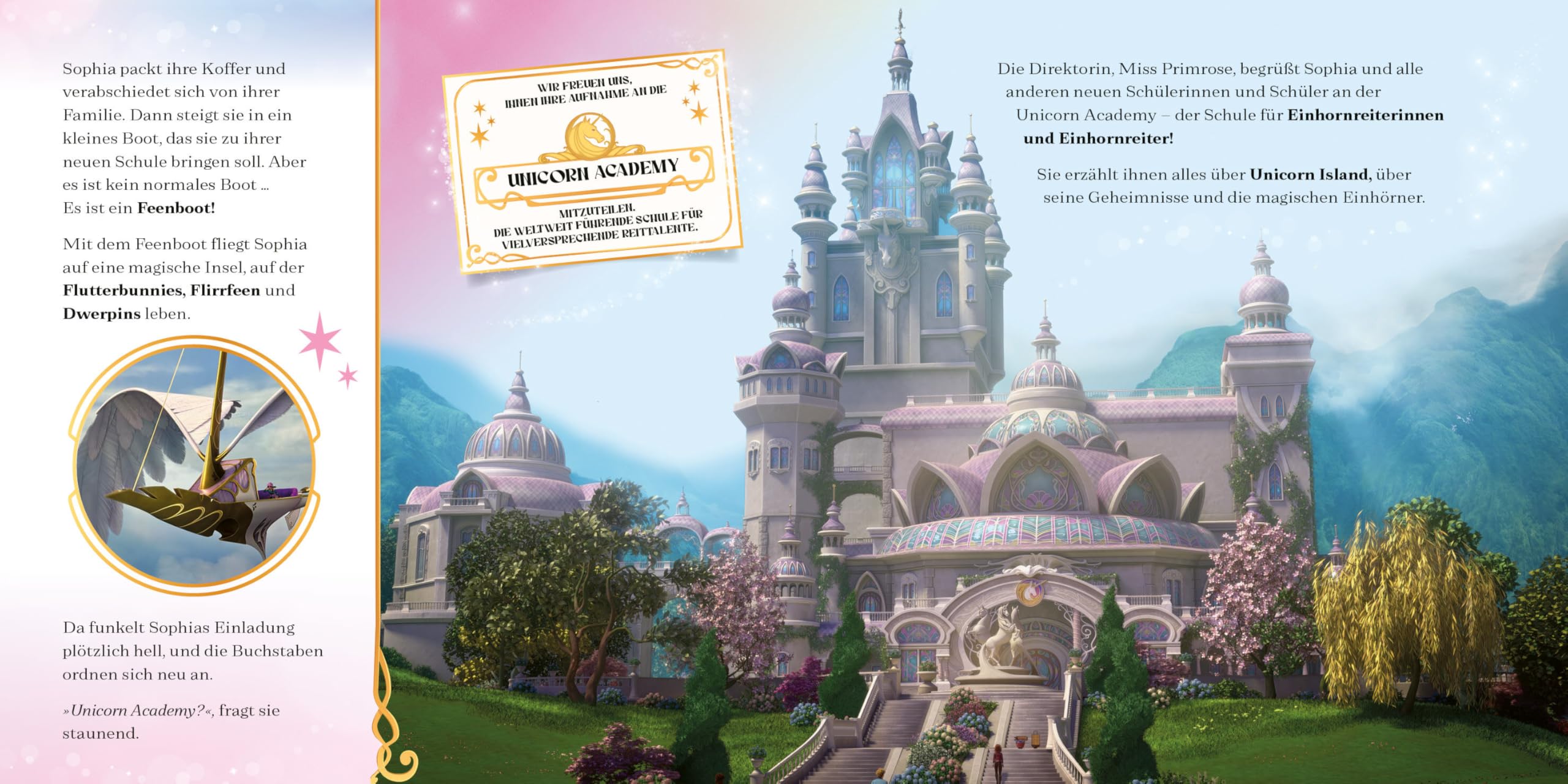 Unicorn Academy Sophia und ihr Einhorn Bilderbuch Band 1