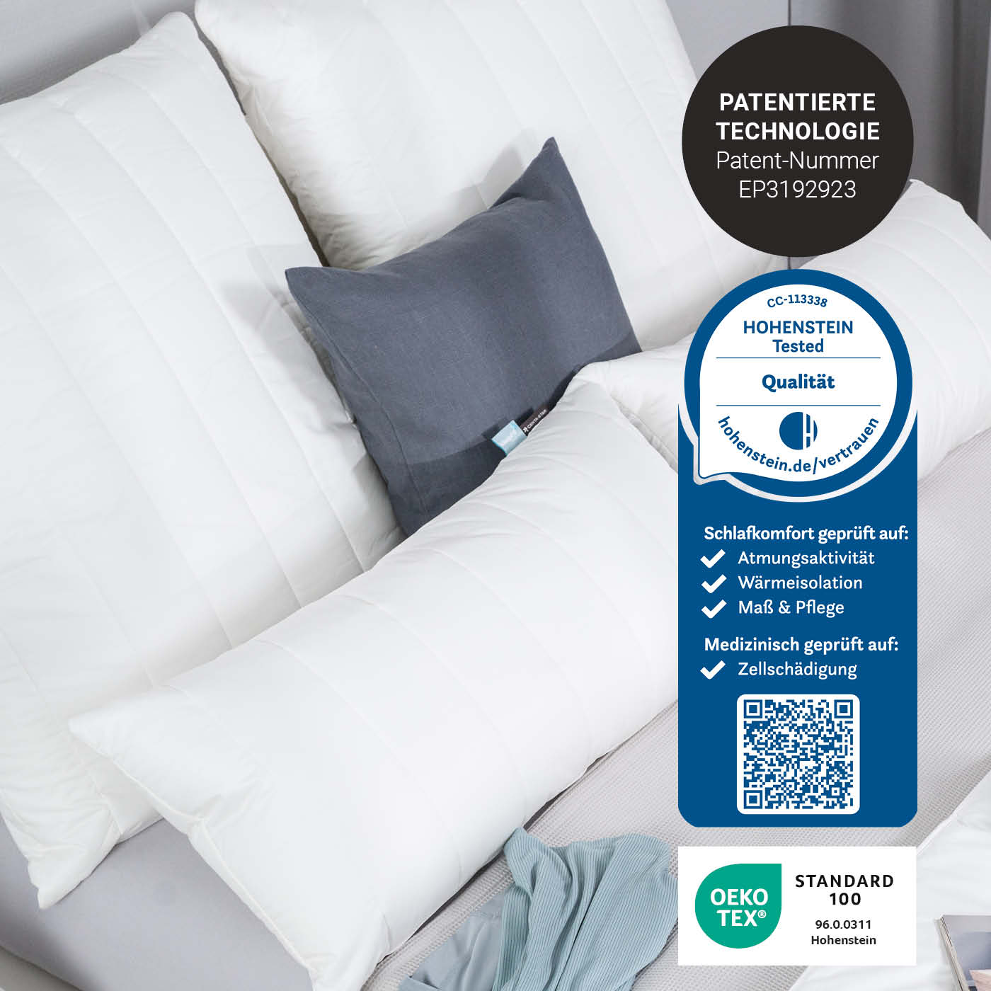 Centa-Star AllergoProtect Allergiker-Bettdecke 135x200 hygienisch