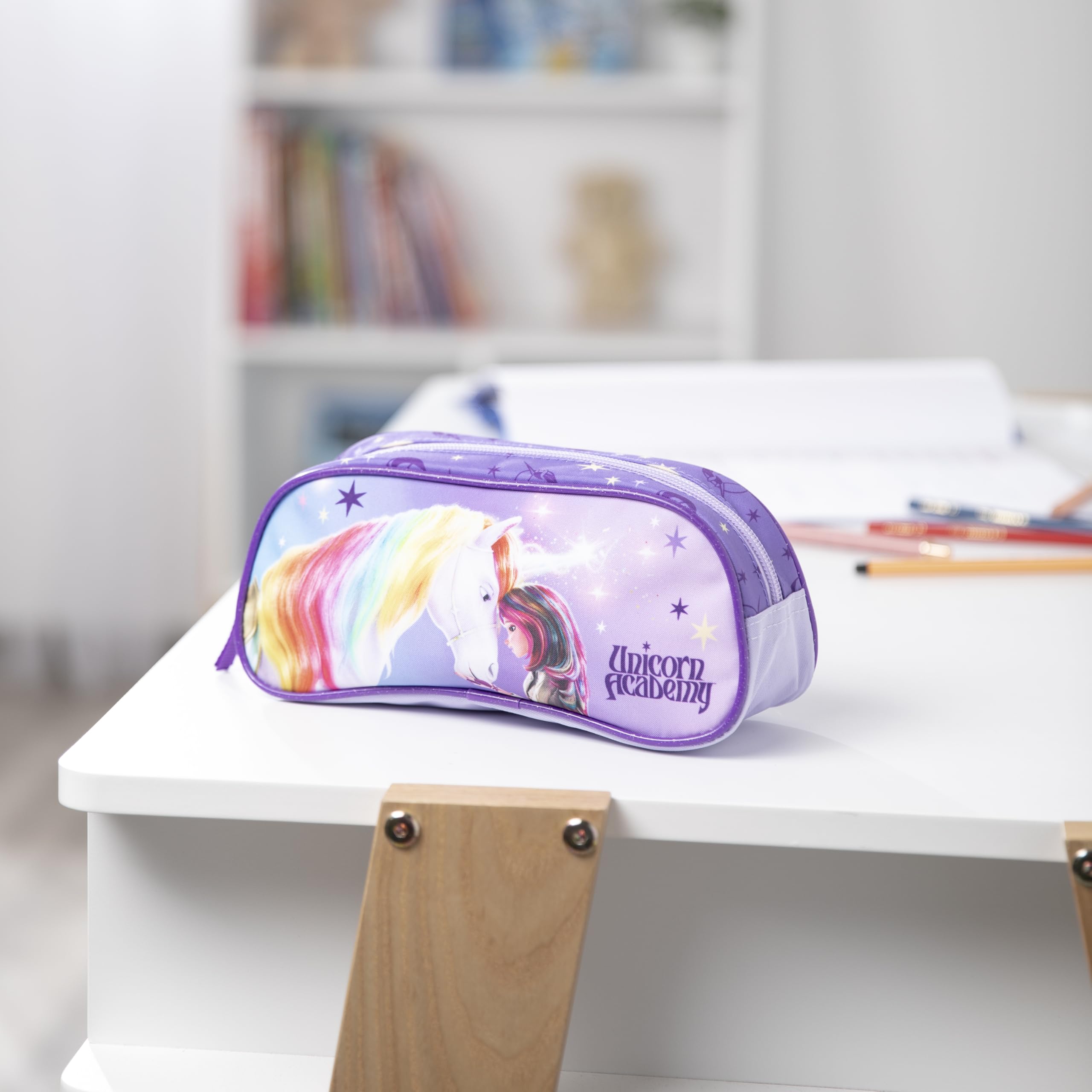 Undercover Unicorn Academy Federmäppchen Einhorn 22x9,5x9 cm