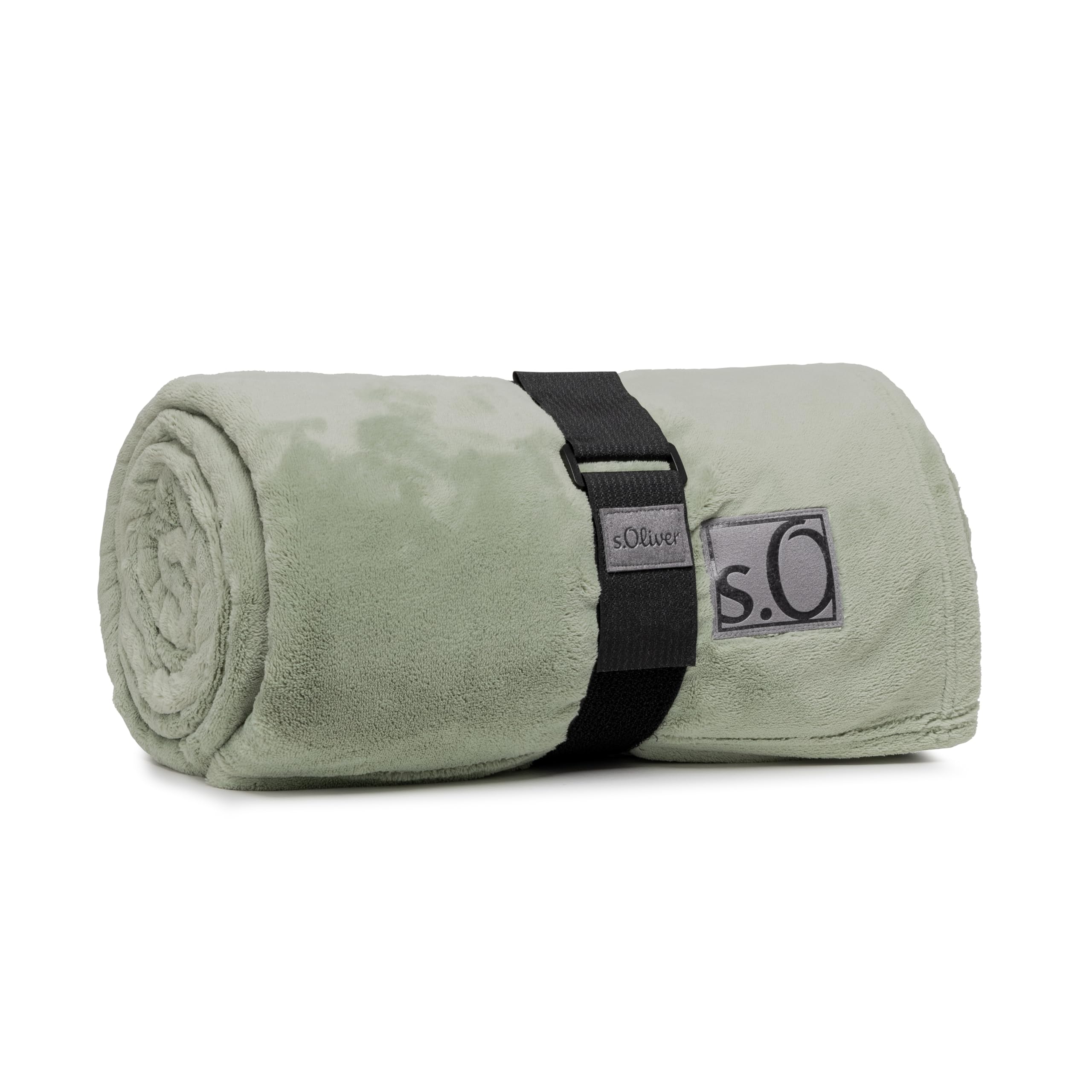 s.Oliver Kuschelsoft Kuscheldecke 150x200 cm Taupe Polyester