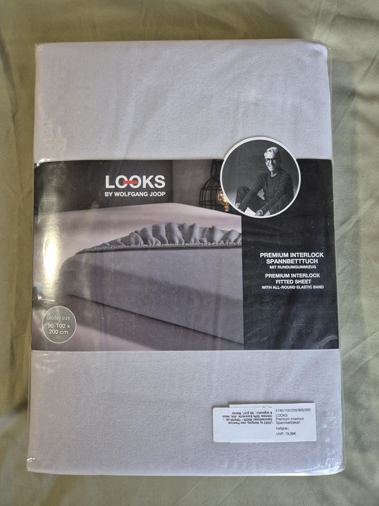 LOOKS by Wolfgang Joop Spannbettlaken Weiß 140x200-160x200