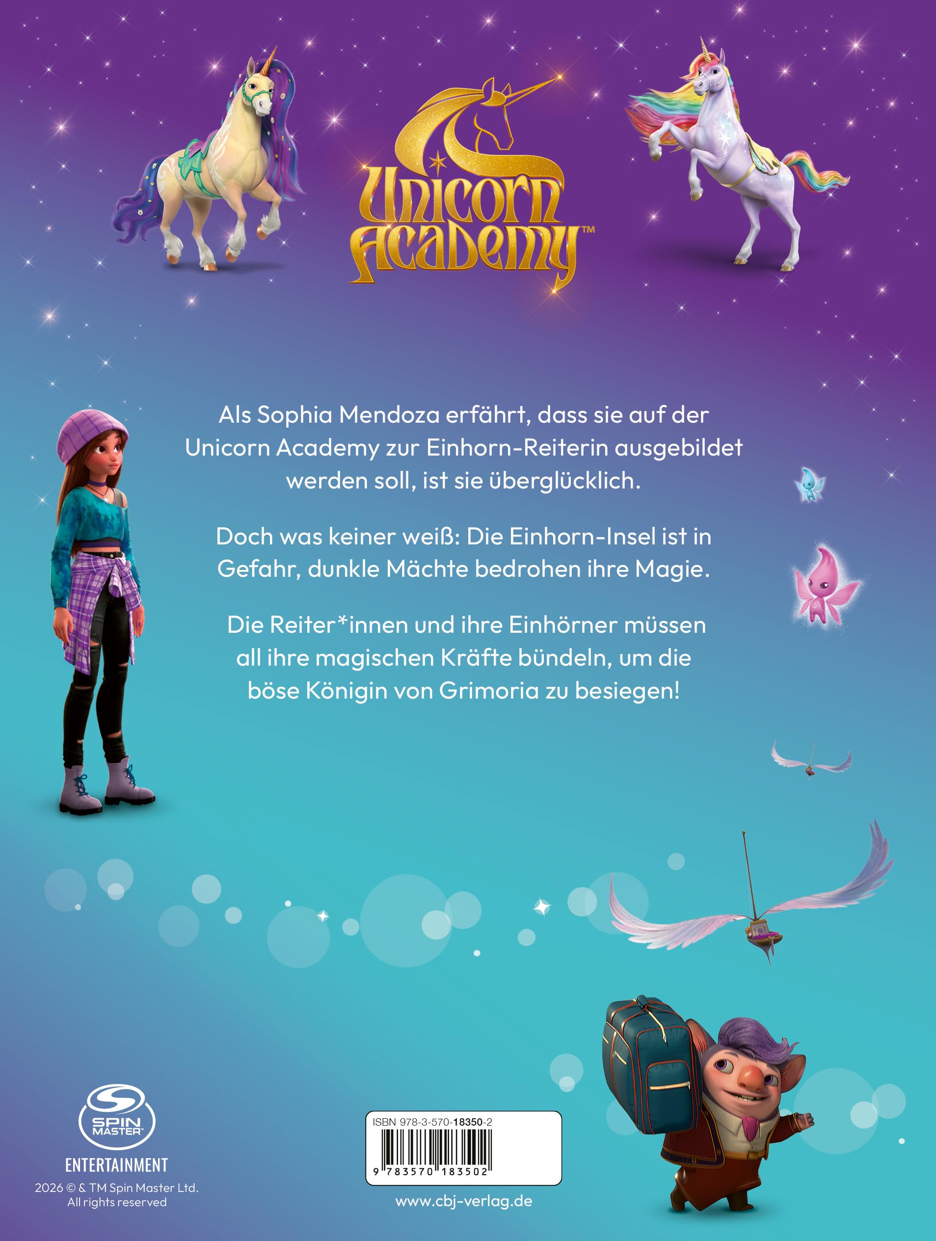 Unicorn Academy Sophia magische Einladung Buch Band 5 ab 6