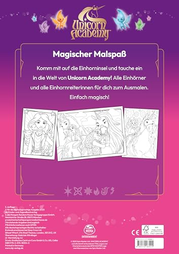 Unicorn Academy Mein Malbuch Band 3 Ausmalbuch Einhorn