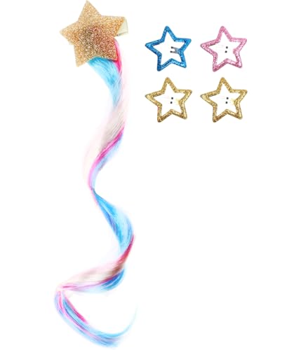 Unicorn Academy Sterne Haarclip Set 5-teilig Glitzer Bunt