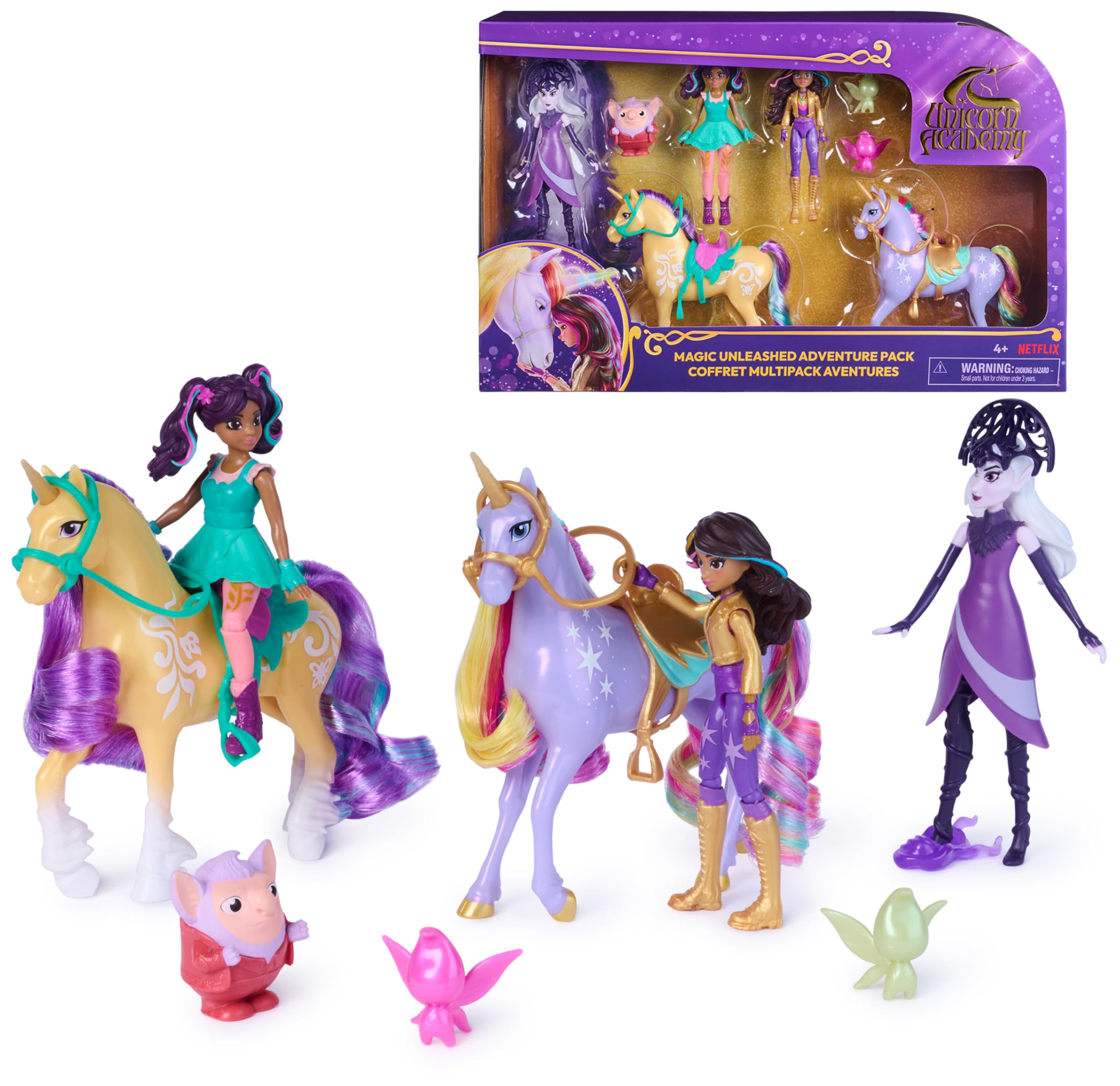Unicorn Academy Abenteuer-Set Figuren mit Einhörnern