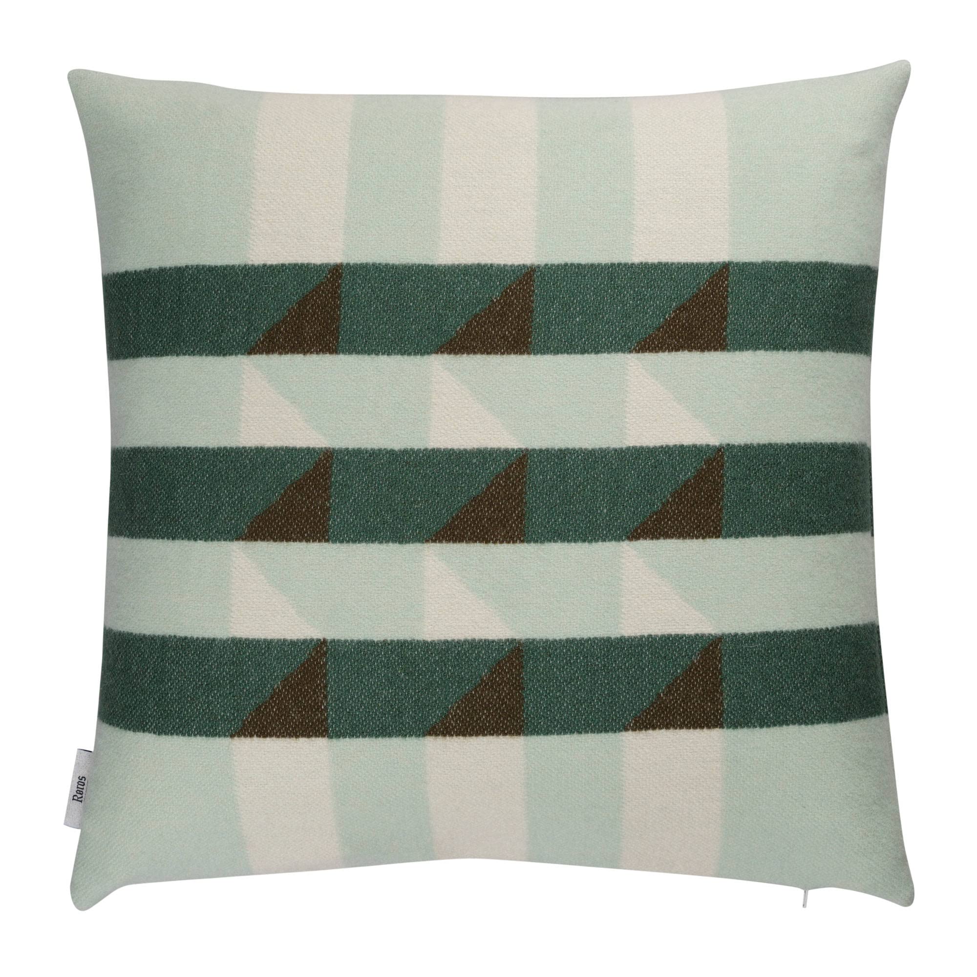 Røros Tweed Kvam Wollkissen 50x50cm Blau 105214 Lammwolle