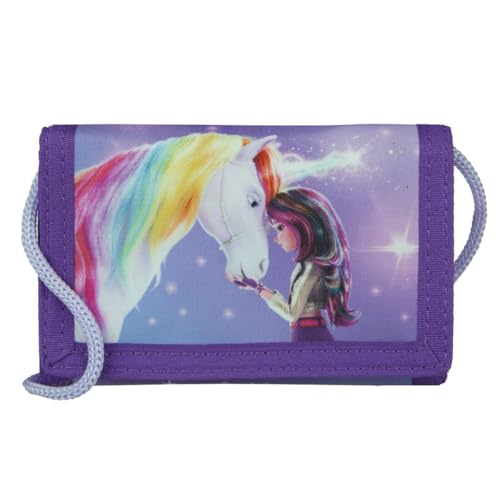 Undercover Unicorn Academy Geldbörse 9x2x13 lila Brustbeutel