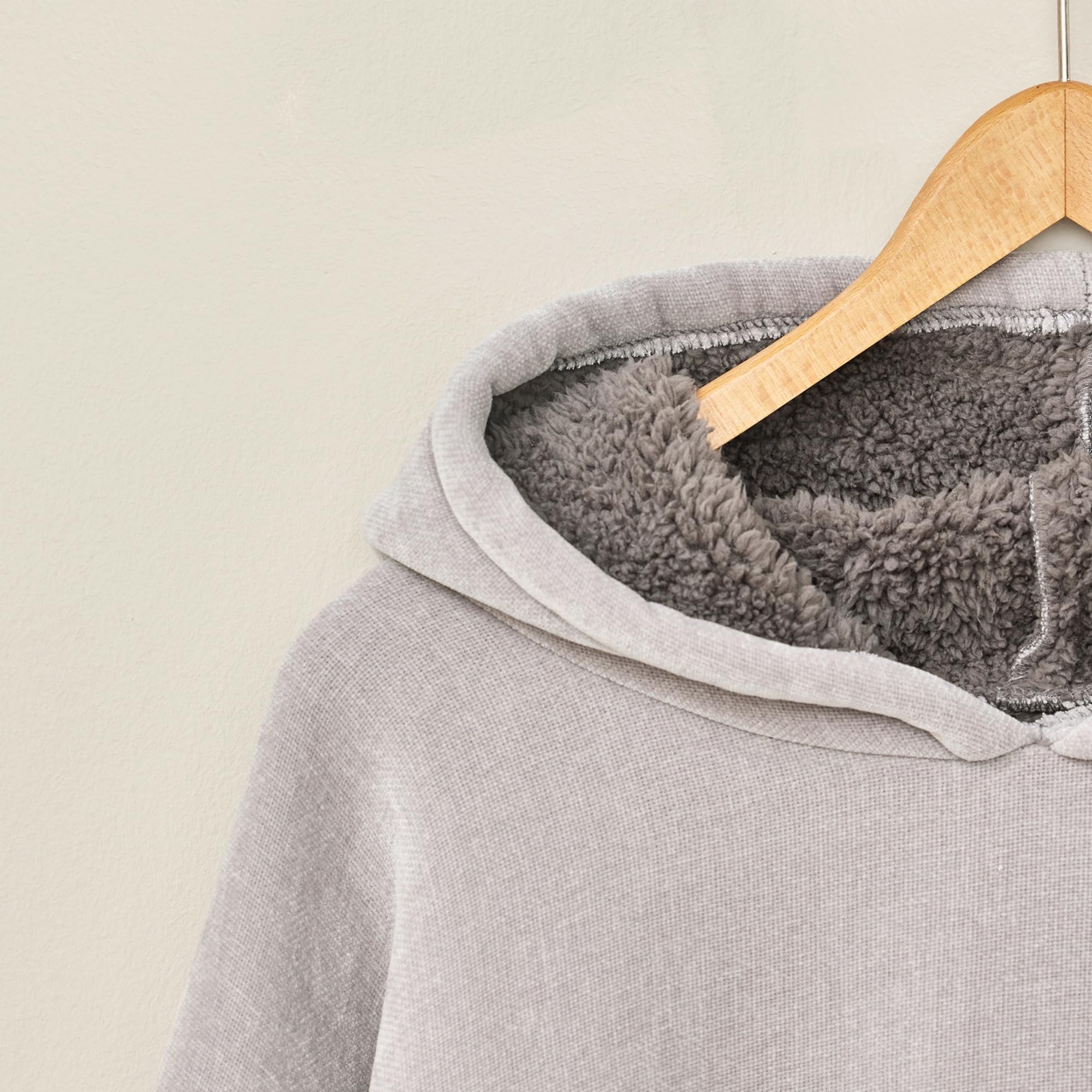 s.Oliver Lounge Hoodie Grau Einheitsgröße Polyesterflausch