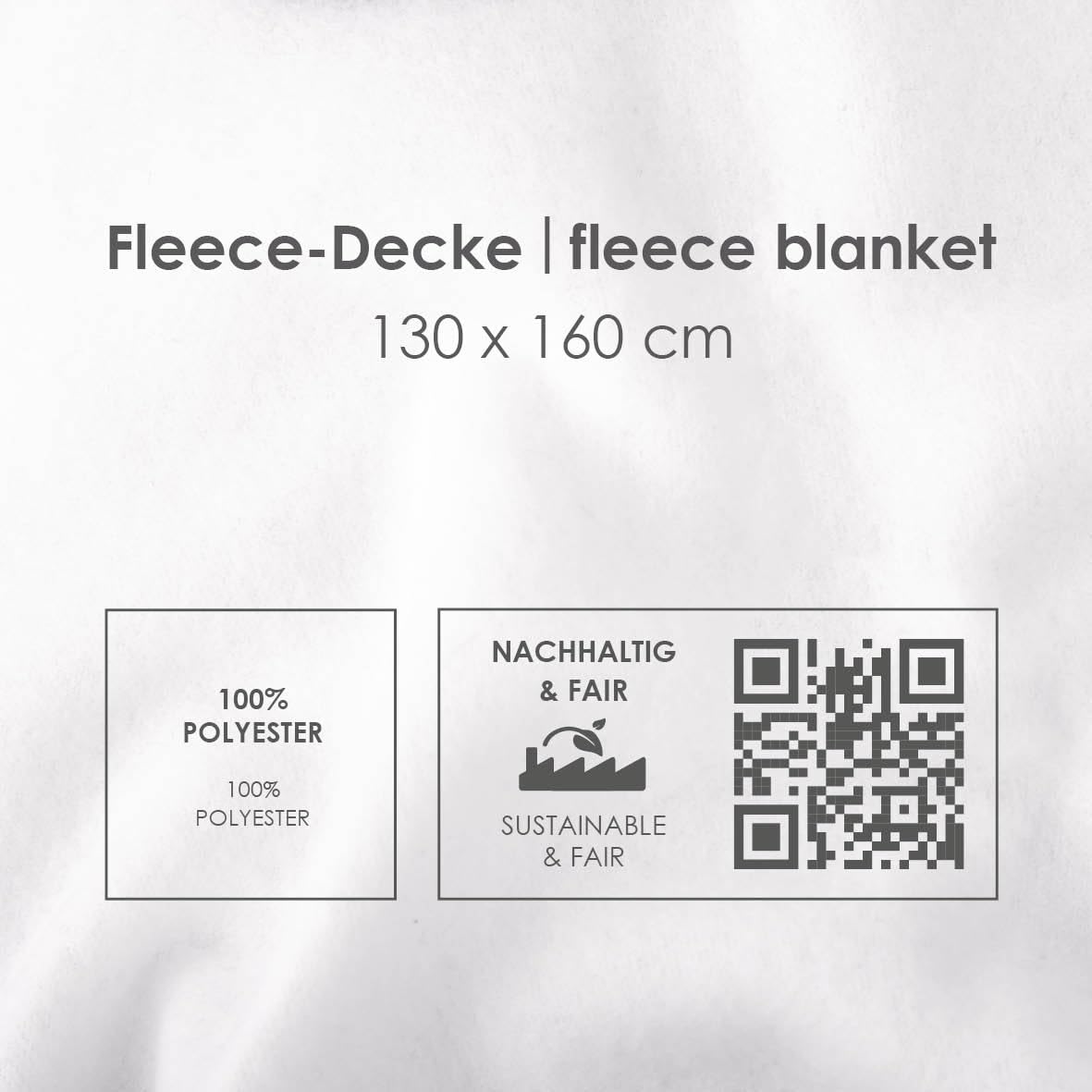 Herding Unicorn Academy Fleecedecke 130x160 mehrfarbig Fleece