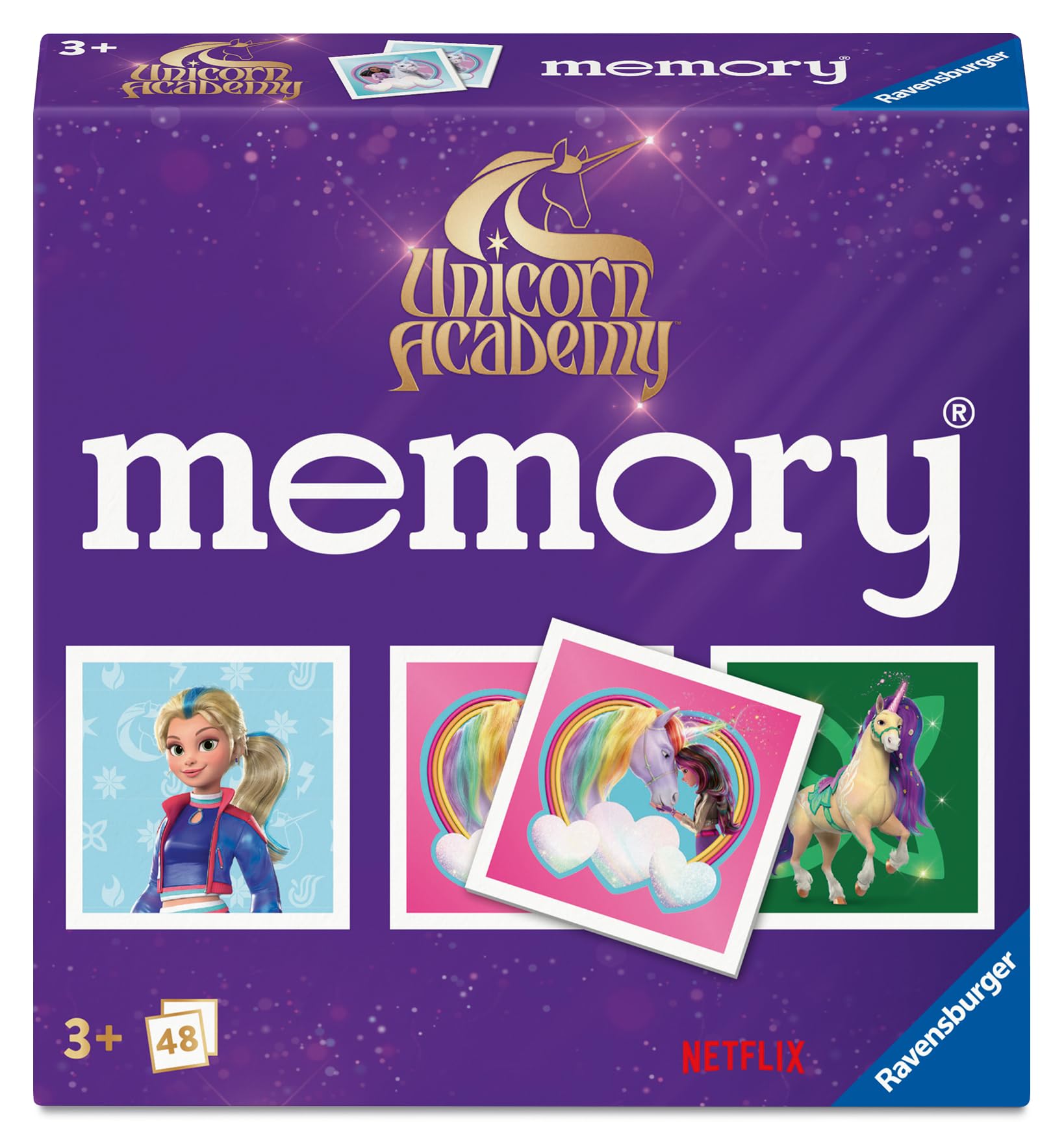 Ravensburger Unicorn Academy Mini Memory Legespiel 48 Karten ab 3