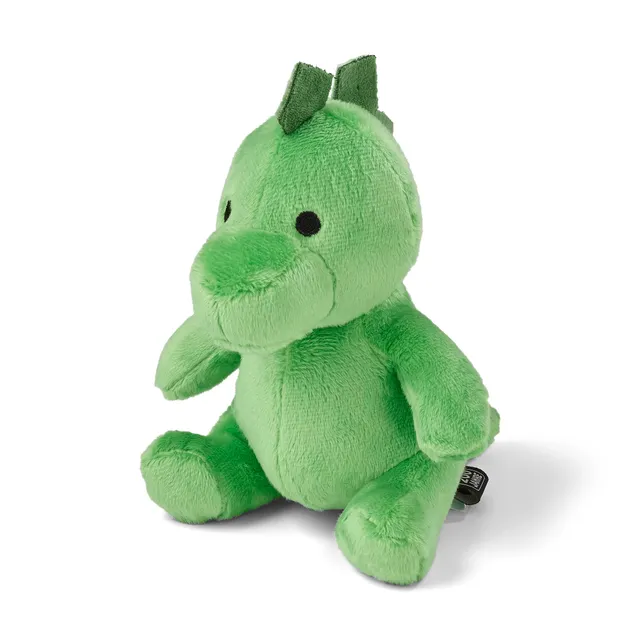 IBENA Alberdino Plüschtier Dino 14x16 cm Grün Babyspielzeug