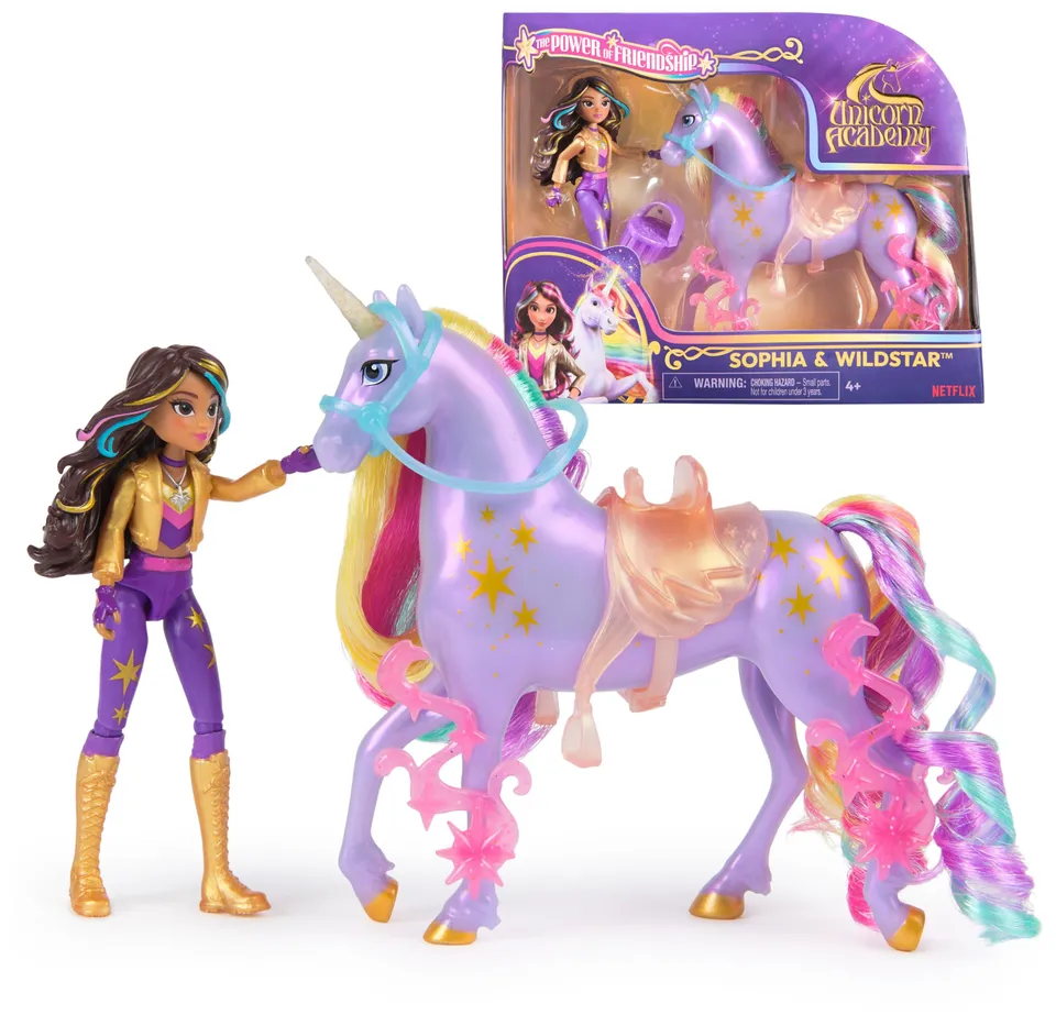 Unicorn Academy Sophia & Wildstar Set Spielfiguren mit Einhorn