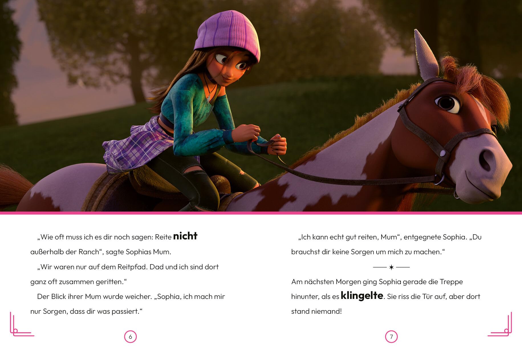 Unicorn Academy Sophia magische Einladung Buch Band 5 ab 6