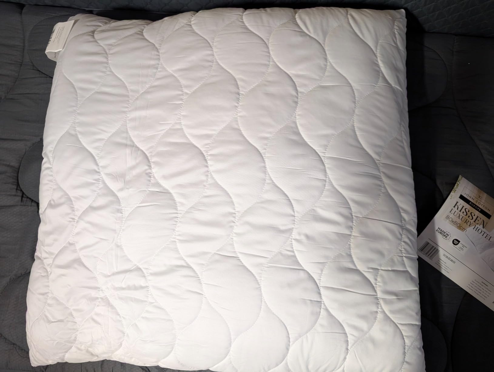 John Cotton Kopfkissen 40x80 cm Kissen verstellbar