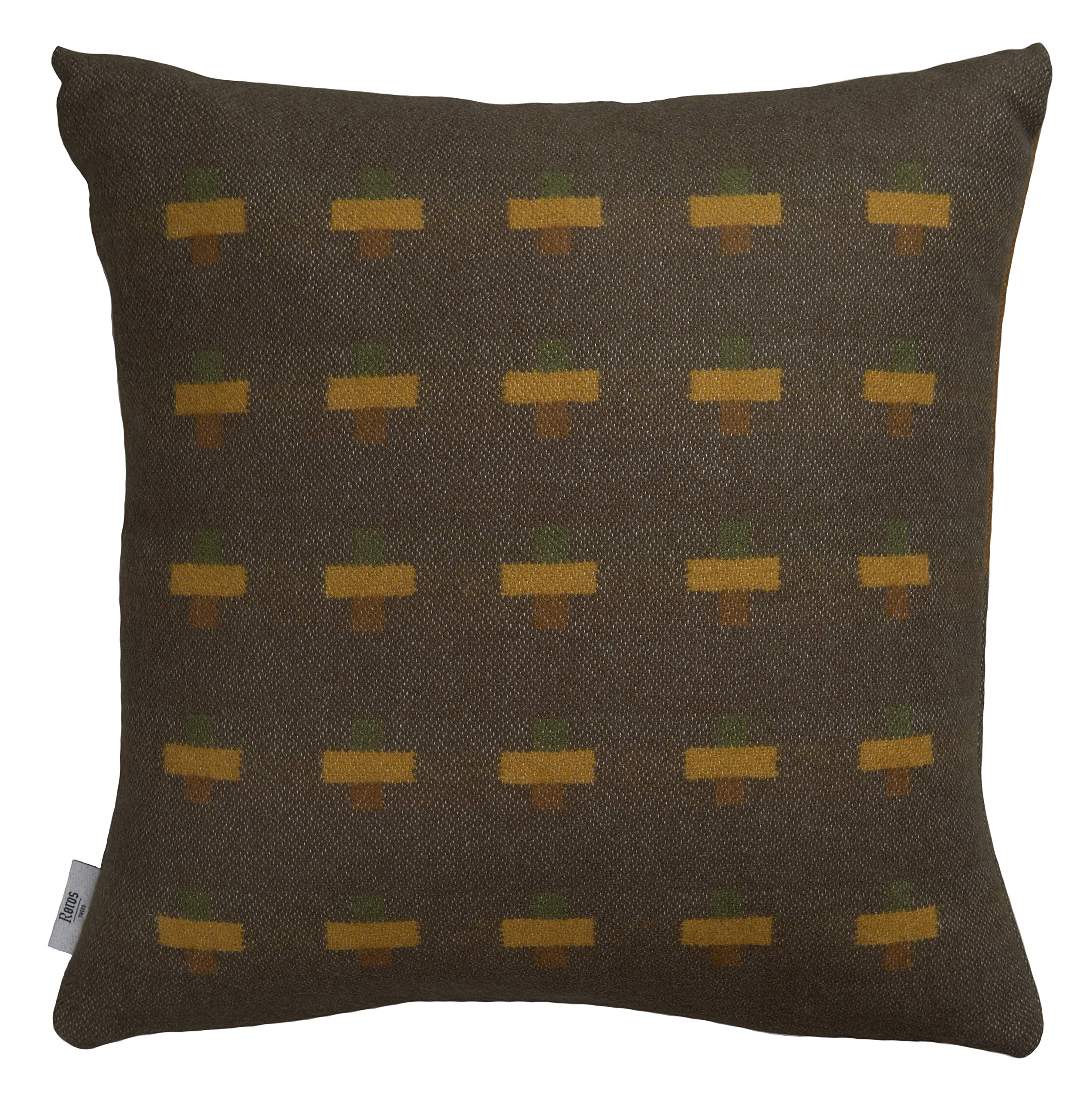 Røros Tweed Syndin Kissen 50x50 Moorland Lammwolle