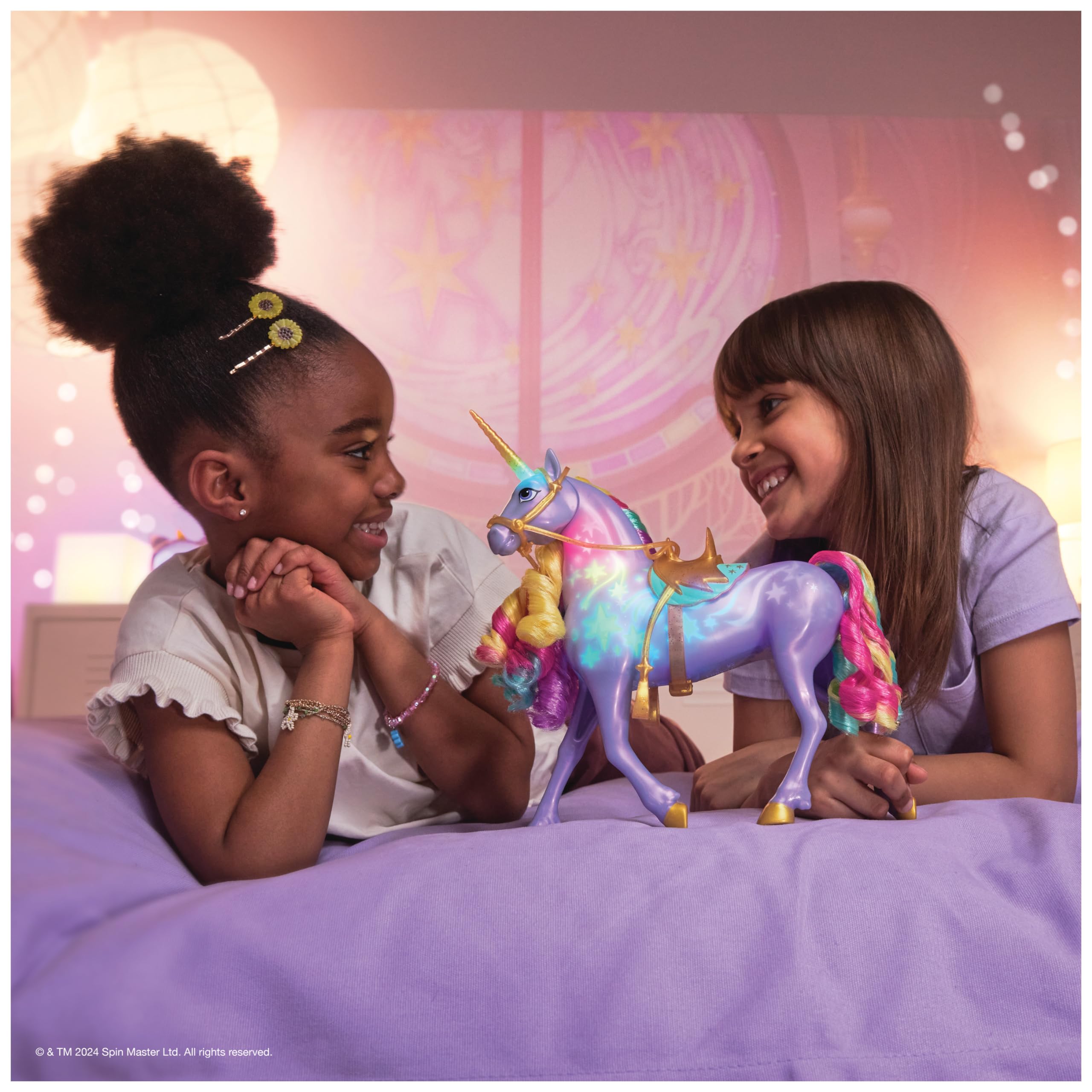 Unicorn Academy Wildstar Einhorn 28 cm interaktiv mit Licht