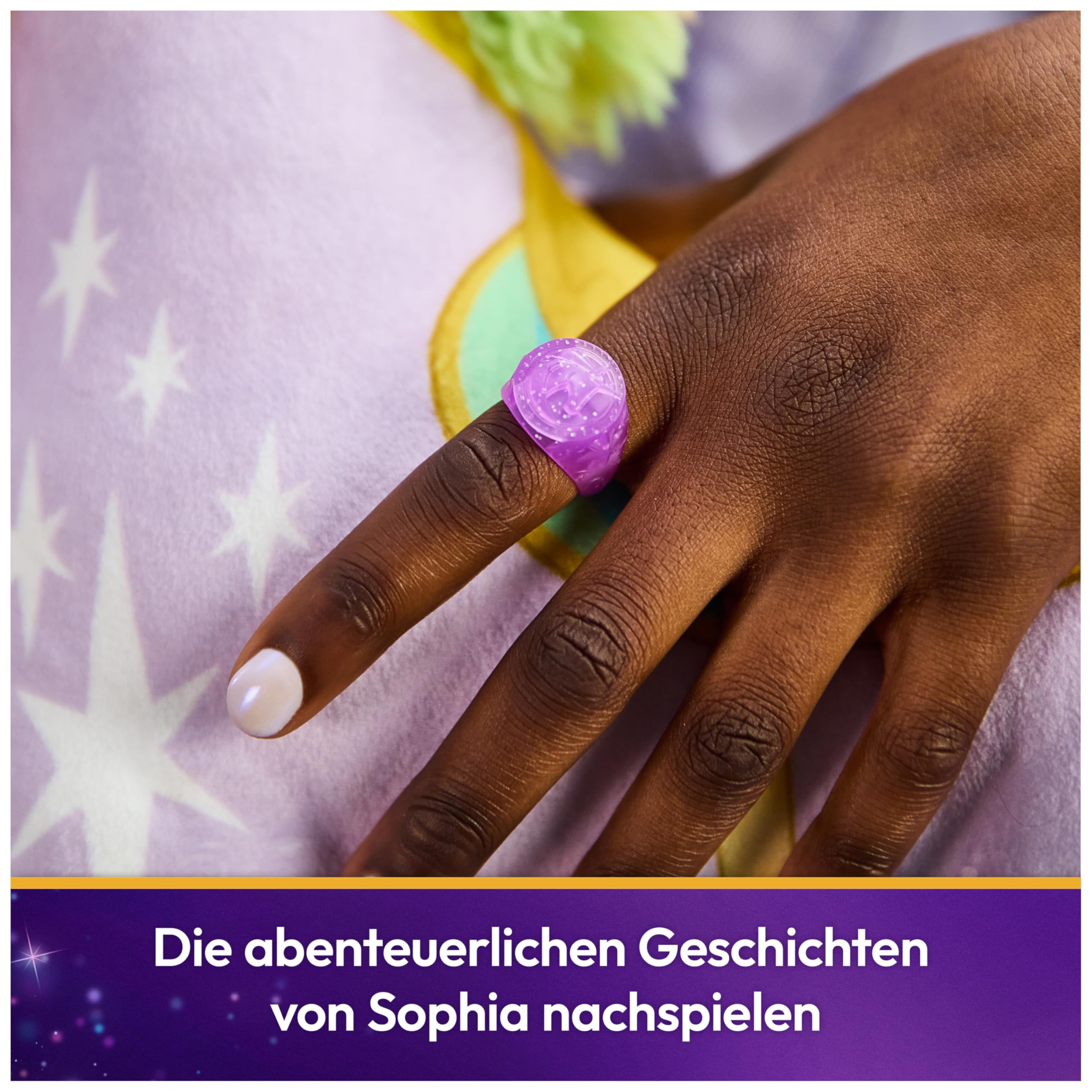 Unicorn Academy Kette mit Licht Stern und Ring Sophia Set