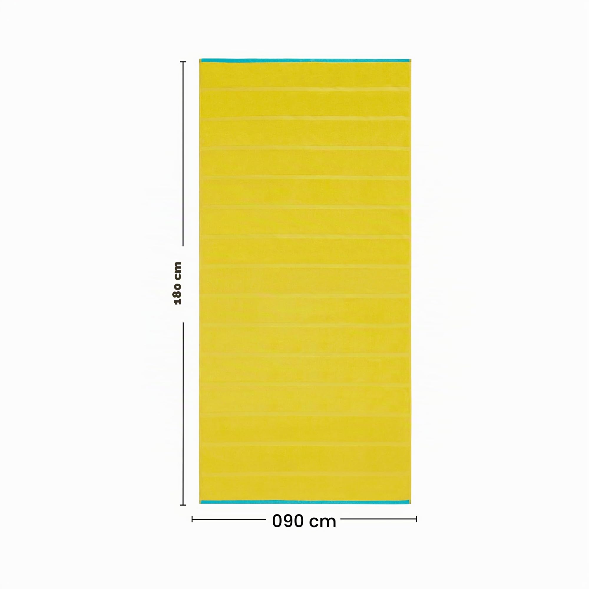 IBENA s.Oliver Strandtuch 90x180 Badetuch gelb hellblau