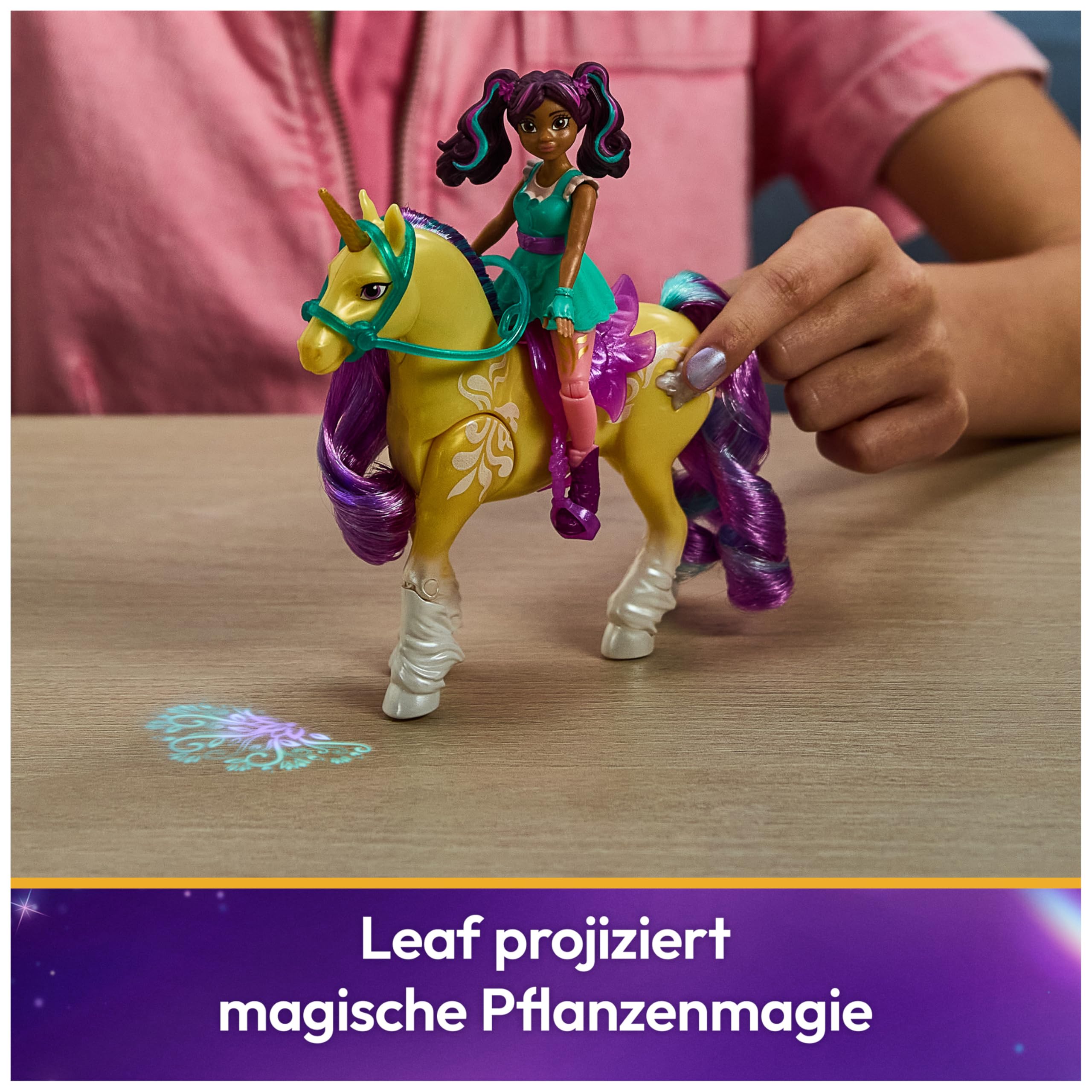 Unicorn Academy Ava & Leaf Licht-Magie-Set 12 cm ab 4 J.