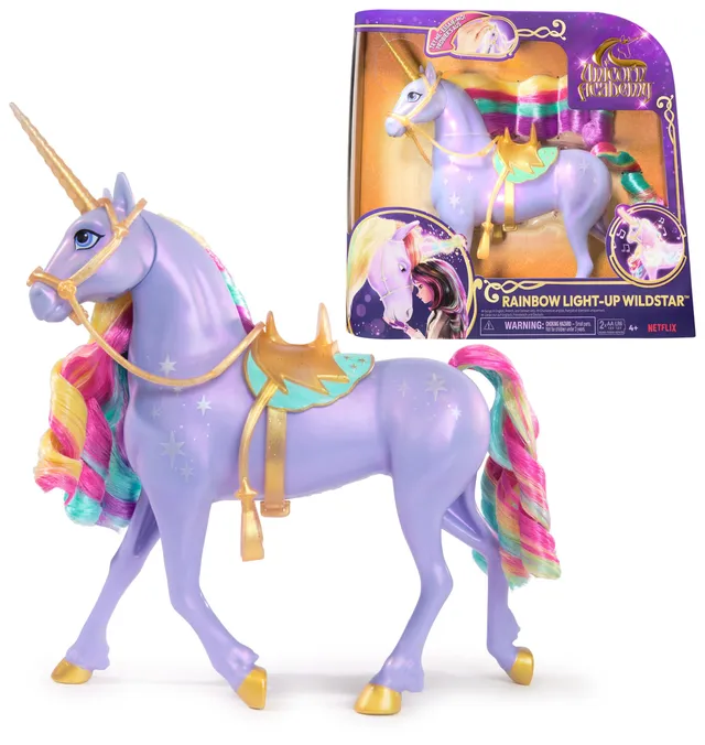Unicorn Academy Wildstar Einhorn 28 cm interaktiv mit Licht