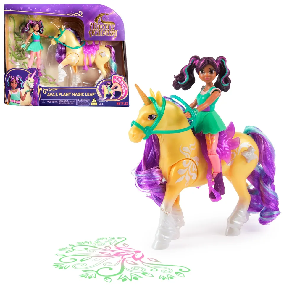 Unicorn Academy Ava & Leaf Licht-Magie-Set 12 cm ab 4 J.
