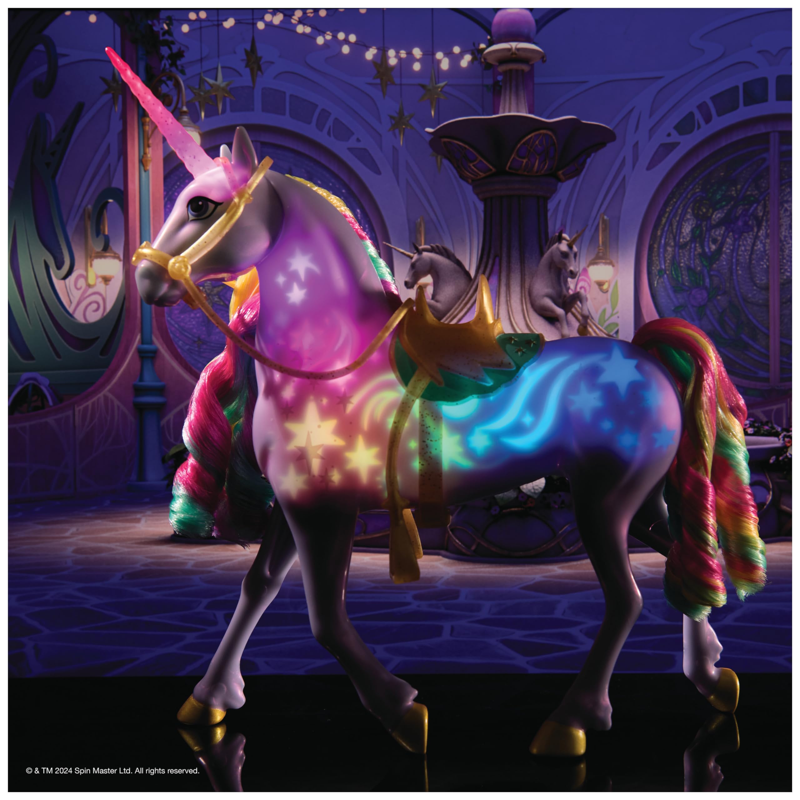 Unicorn Academy Wildstar Einhorn 28 cm interaktiv mit Licht